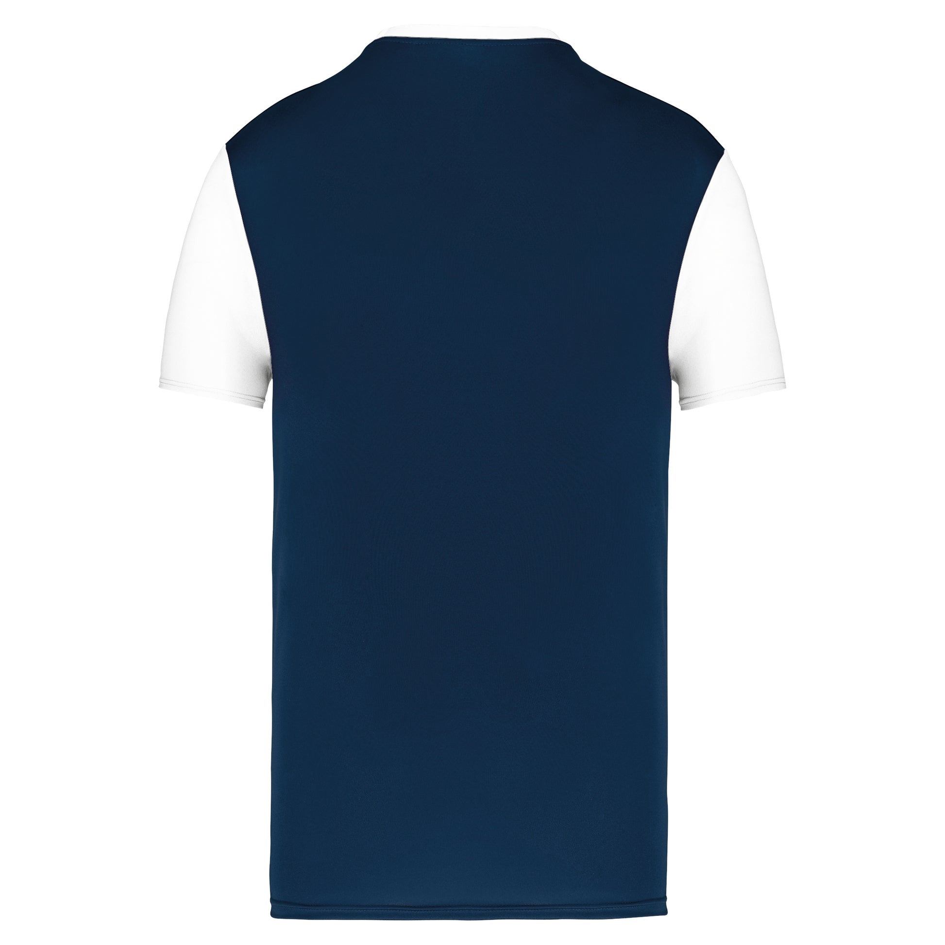 Volwassen tweekleurige jersey met korte mouwen
