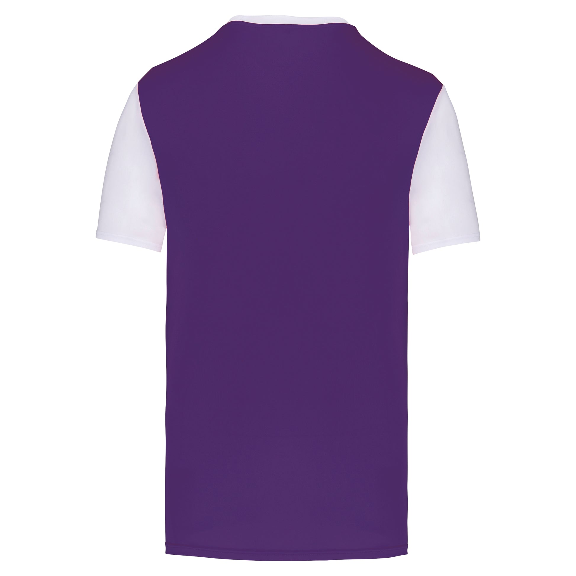 Volwassen tweekleurige jersey met korte mouwen