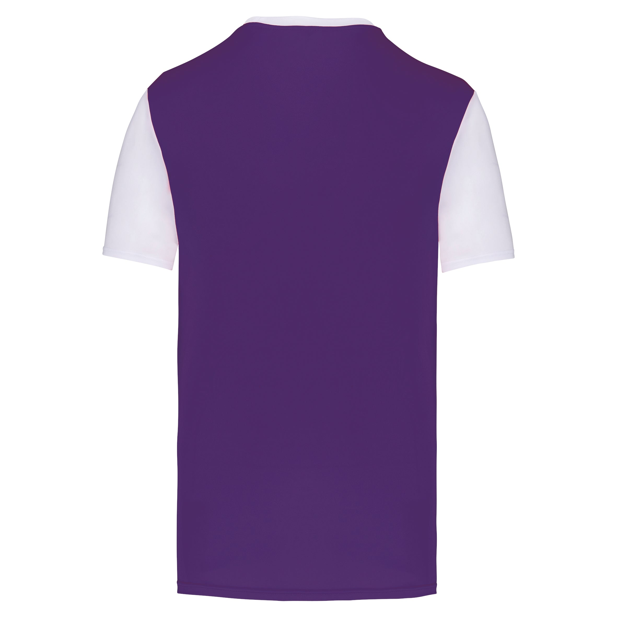 Volwassen tweekleurige jersey met korte mouwen