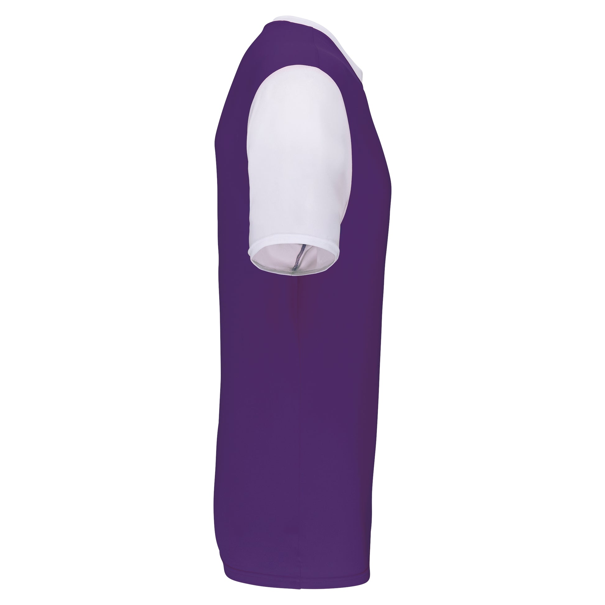 Volwassen tweekleurige jersey met korte mouwen