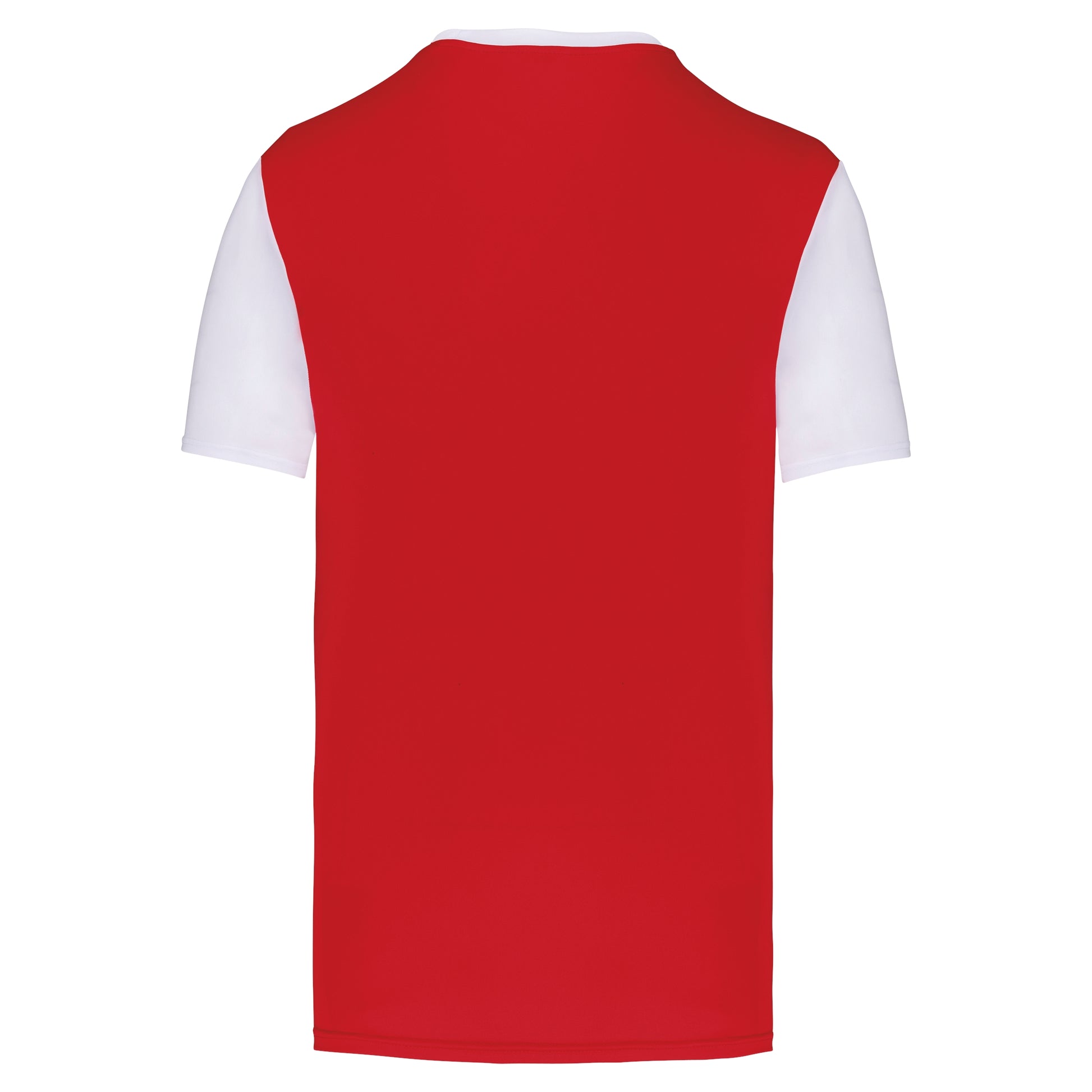 Volwassen tweekleurige jersey met korte mouwen