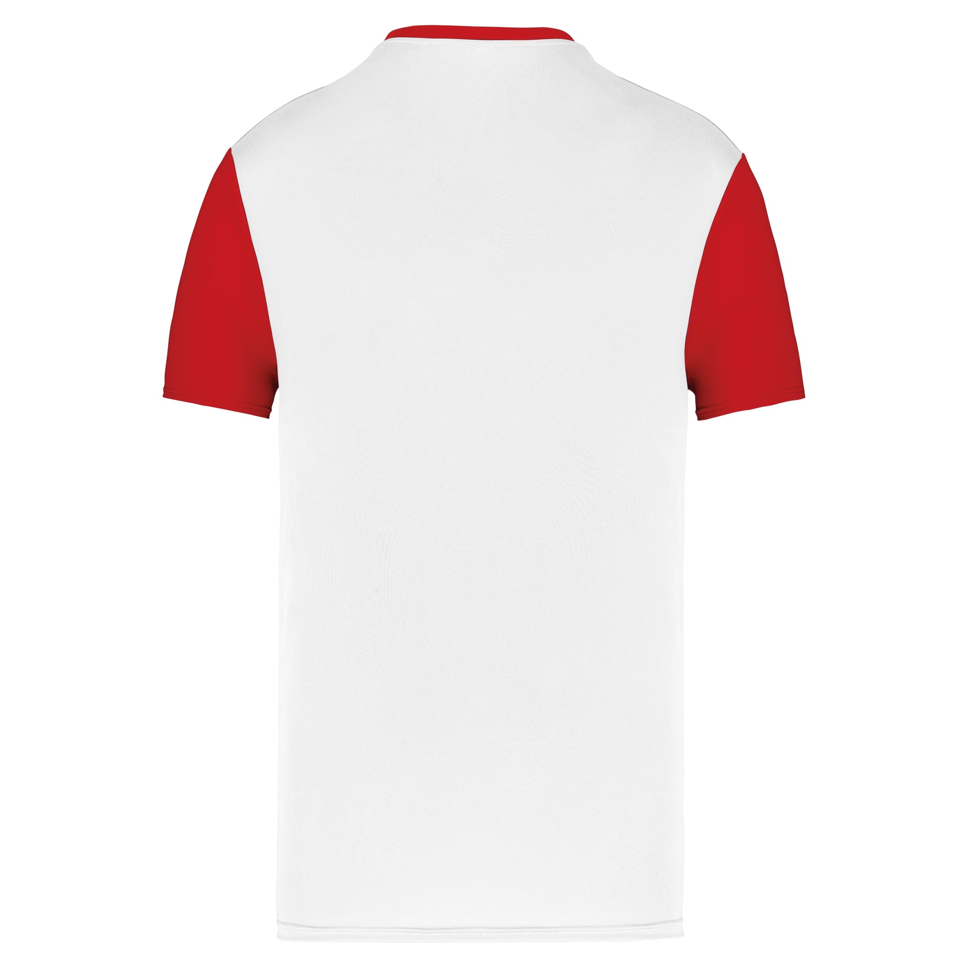 Volwassen tweekleurige jersey met korte mouwen