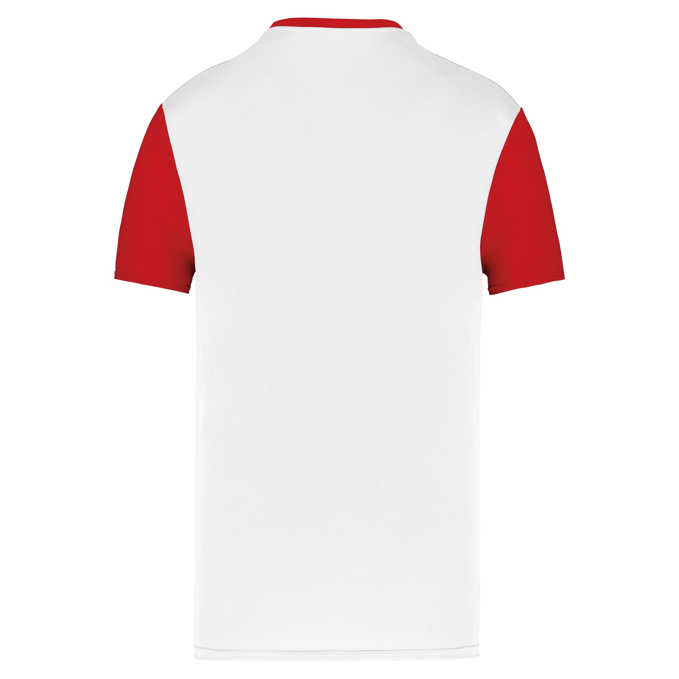 Volwassen tweekleurige jersey met korte mouwen