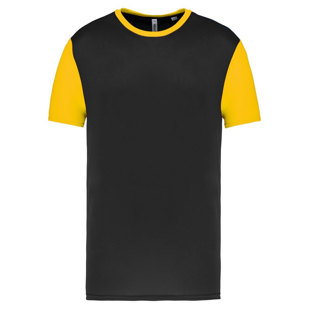 Tweekleurige jersey met korte mouwen voor kinderen