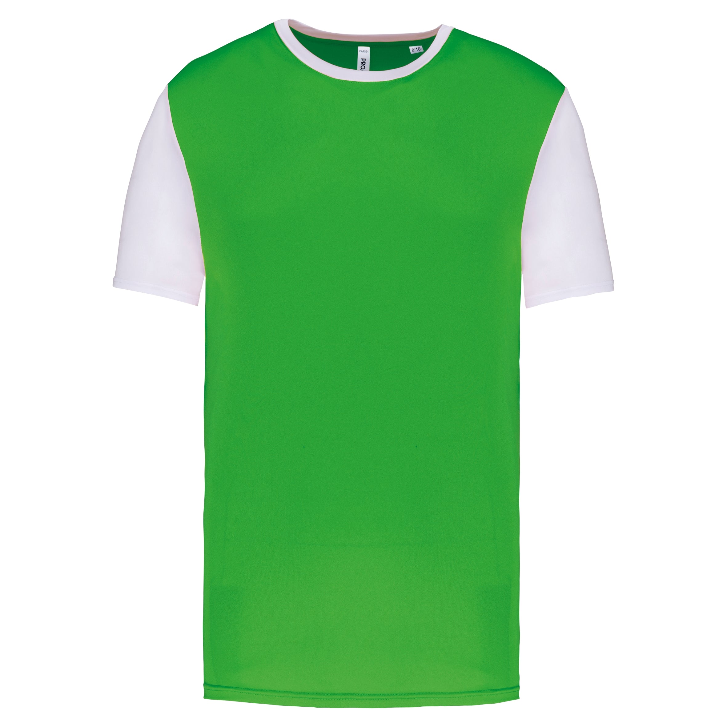 Tweekleurige jersey met korte mouwen voor kinderen