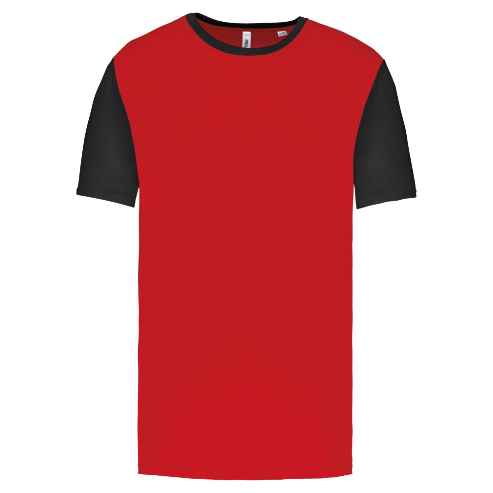 Tweekleurige jersey met korte mouwen voor kinderen