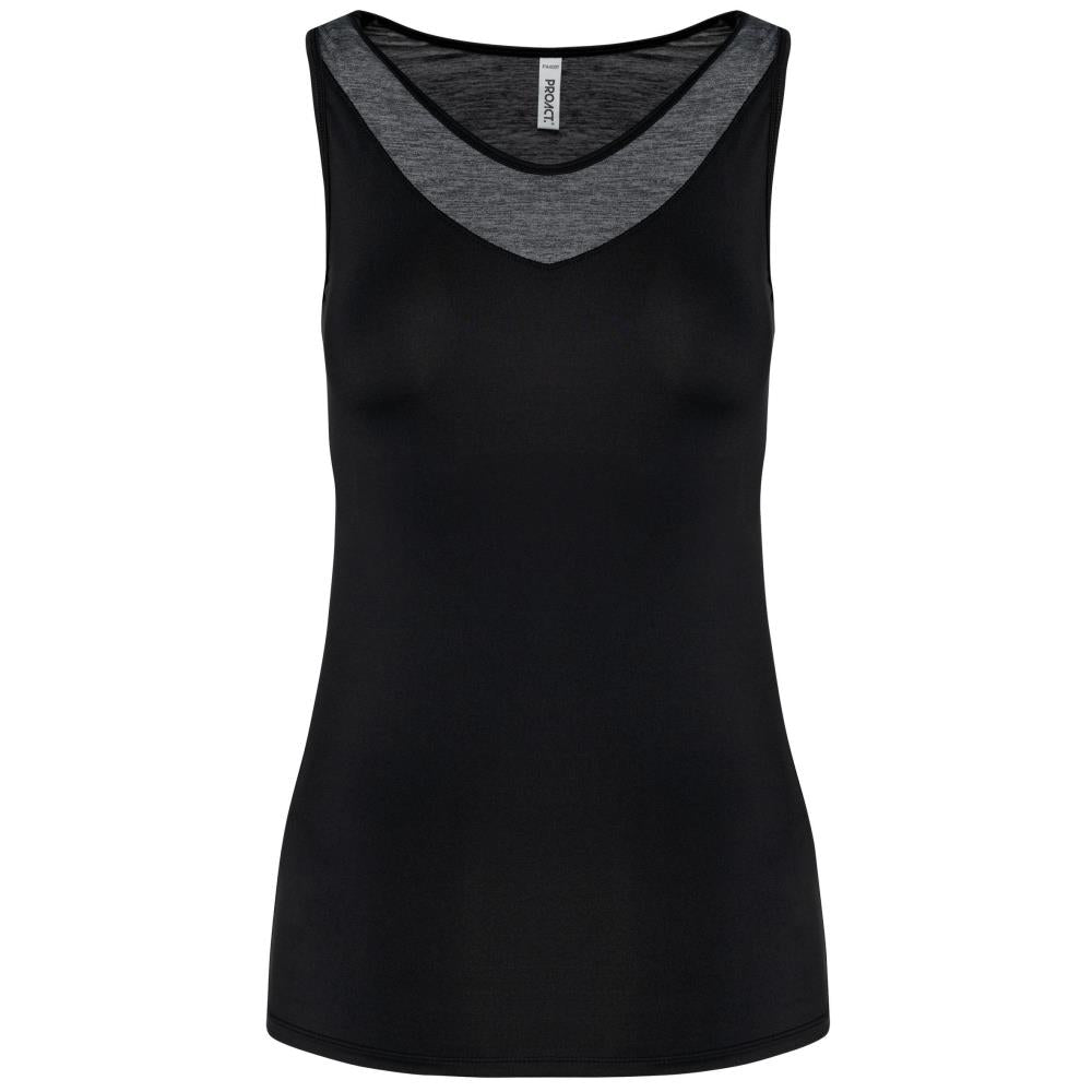 Tweekleurige padeltop voor dames