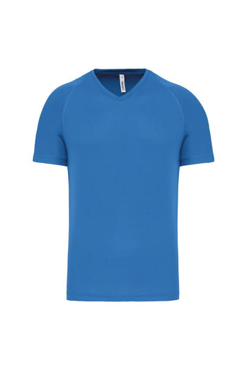 Heren-sport-t-shirt V-hals