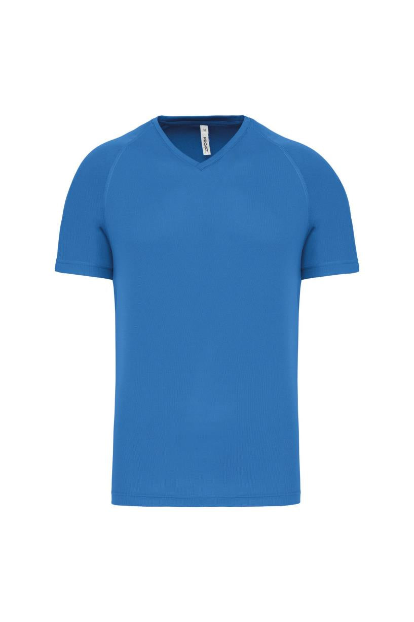 Heren-sport-t-shirt V-hals