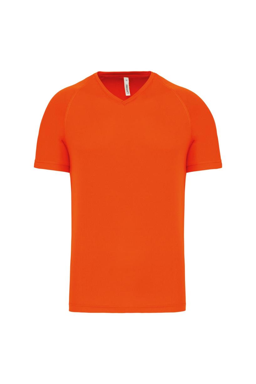 Heren-sport-t-shirt V-hals