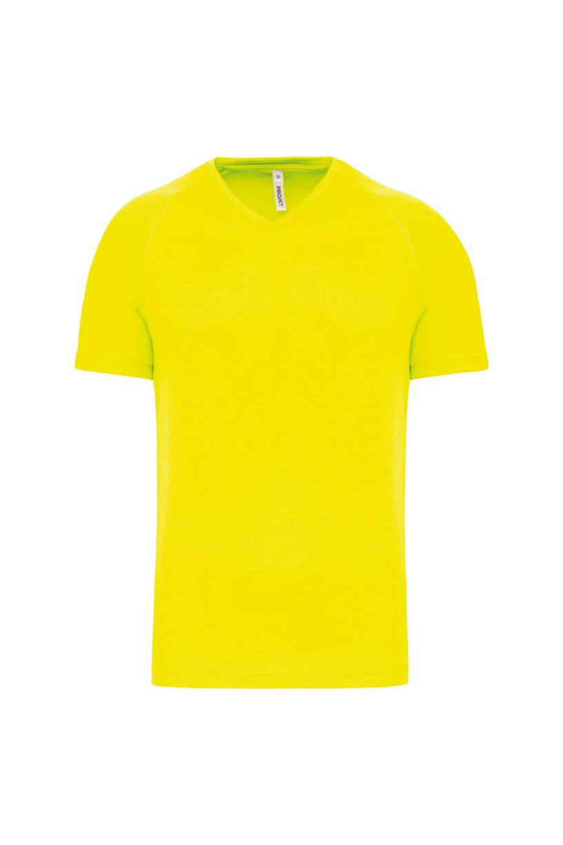 Heren-sport-t-shirt V-hals