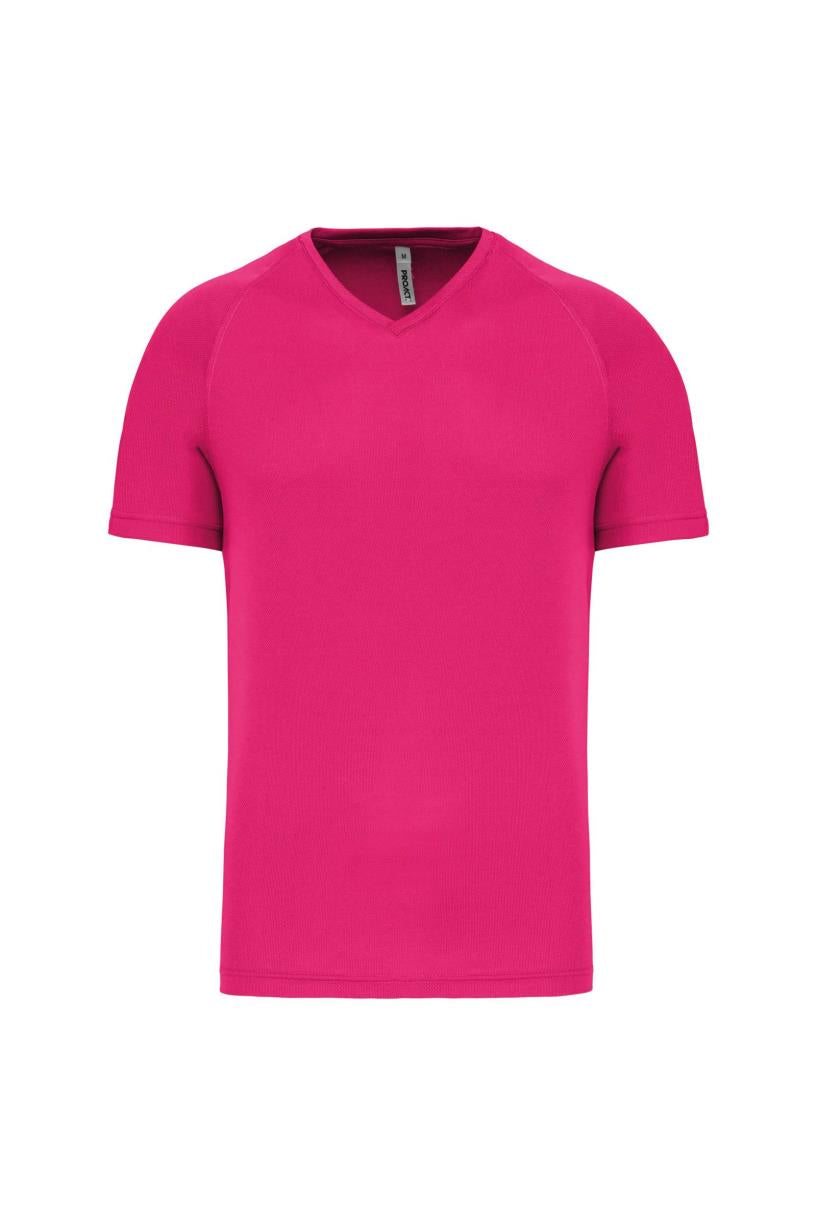 Heren-sport-t-shirt V-hals