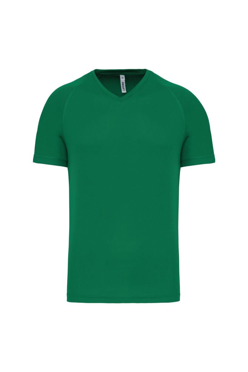 Heren-sport-t-shirt V-hals