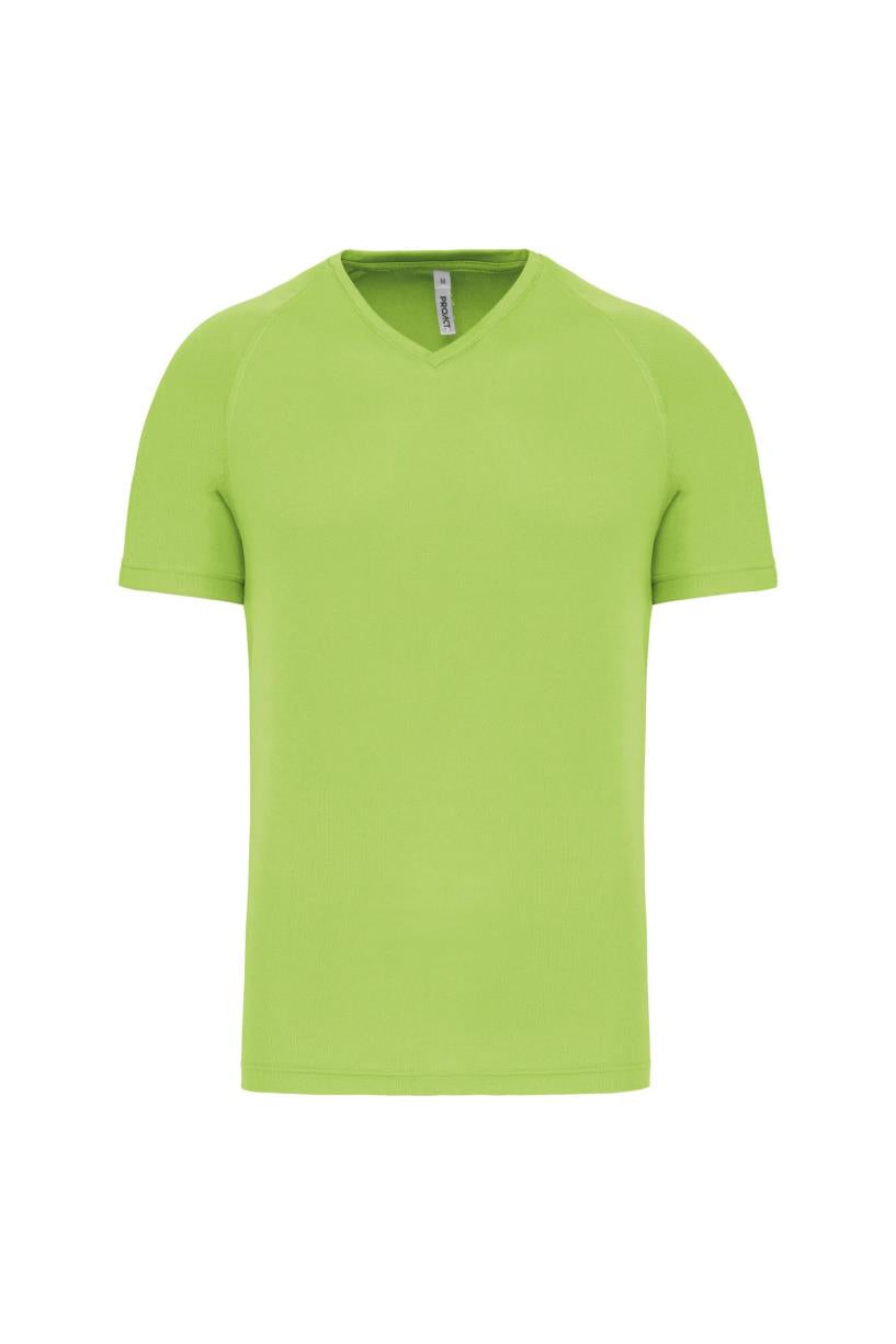 Heren-sport-t-shirt V-hals