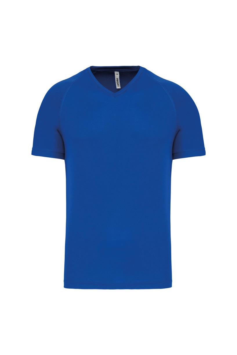 Heren-sport-t-shirt V-hals
