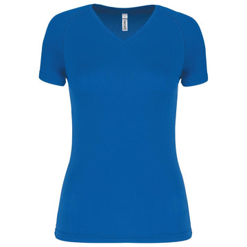 Dames Sport-t-shirt V-hals