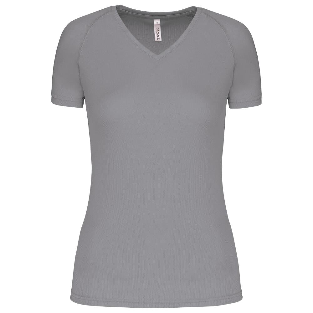 Dames Sport-t-shirt V-hals