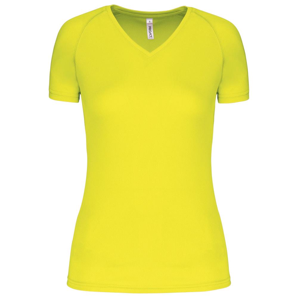 Dames Sport-t-shirt V-hals