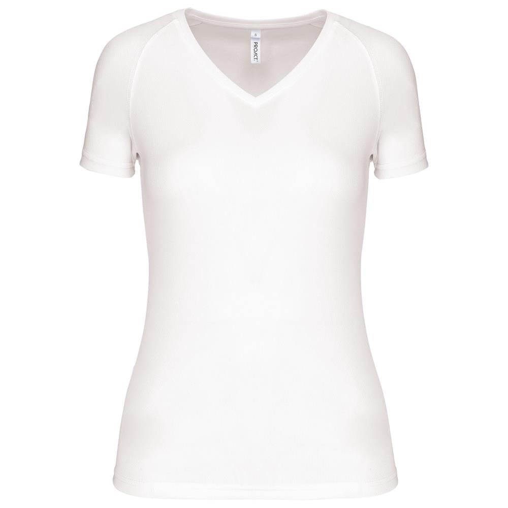 Dames Sport-t-shirt V-hals