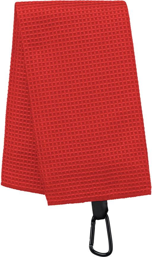 Golfhanddoek met honinggraatstructuur
