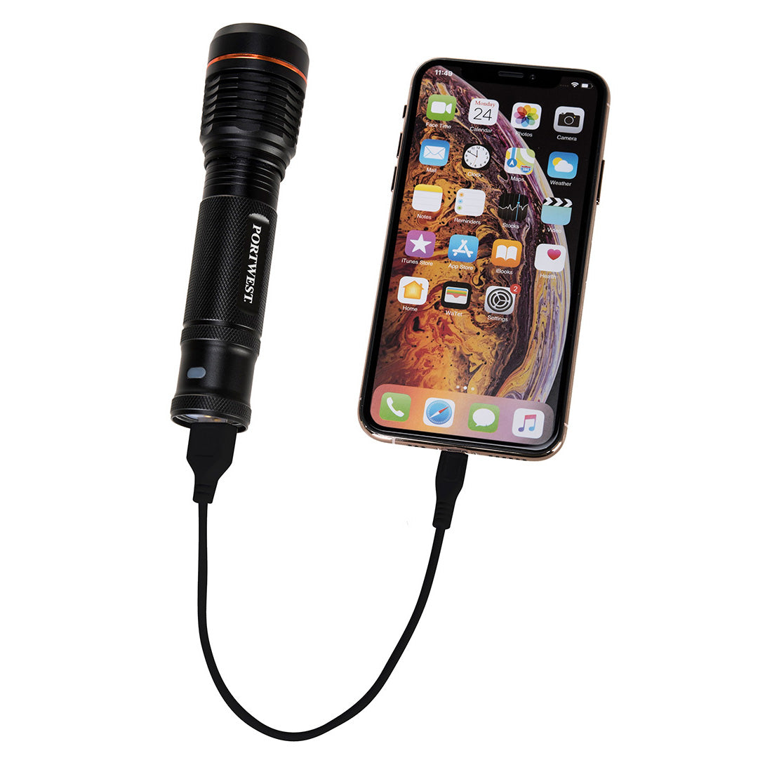 USB oplaadbare zaklamp