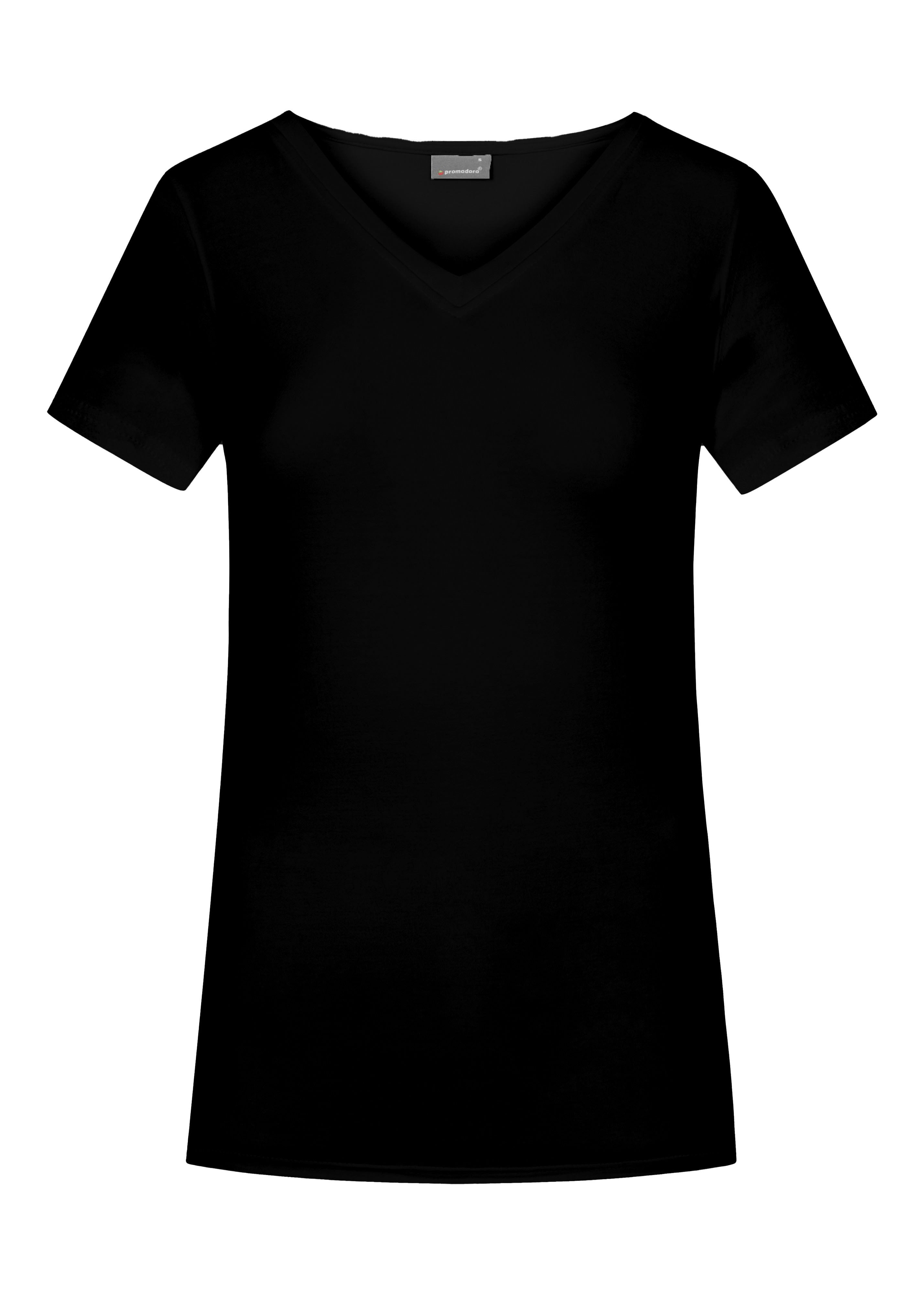 Women´s Slim Fit V-Neck-T Long