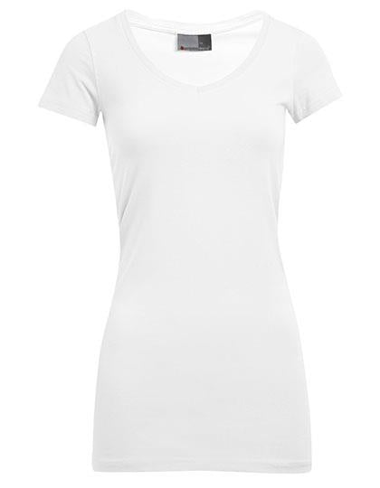 Women´s Slim Fit V-Neck-T Long