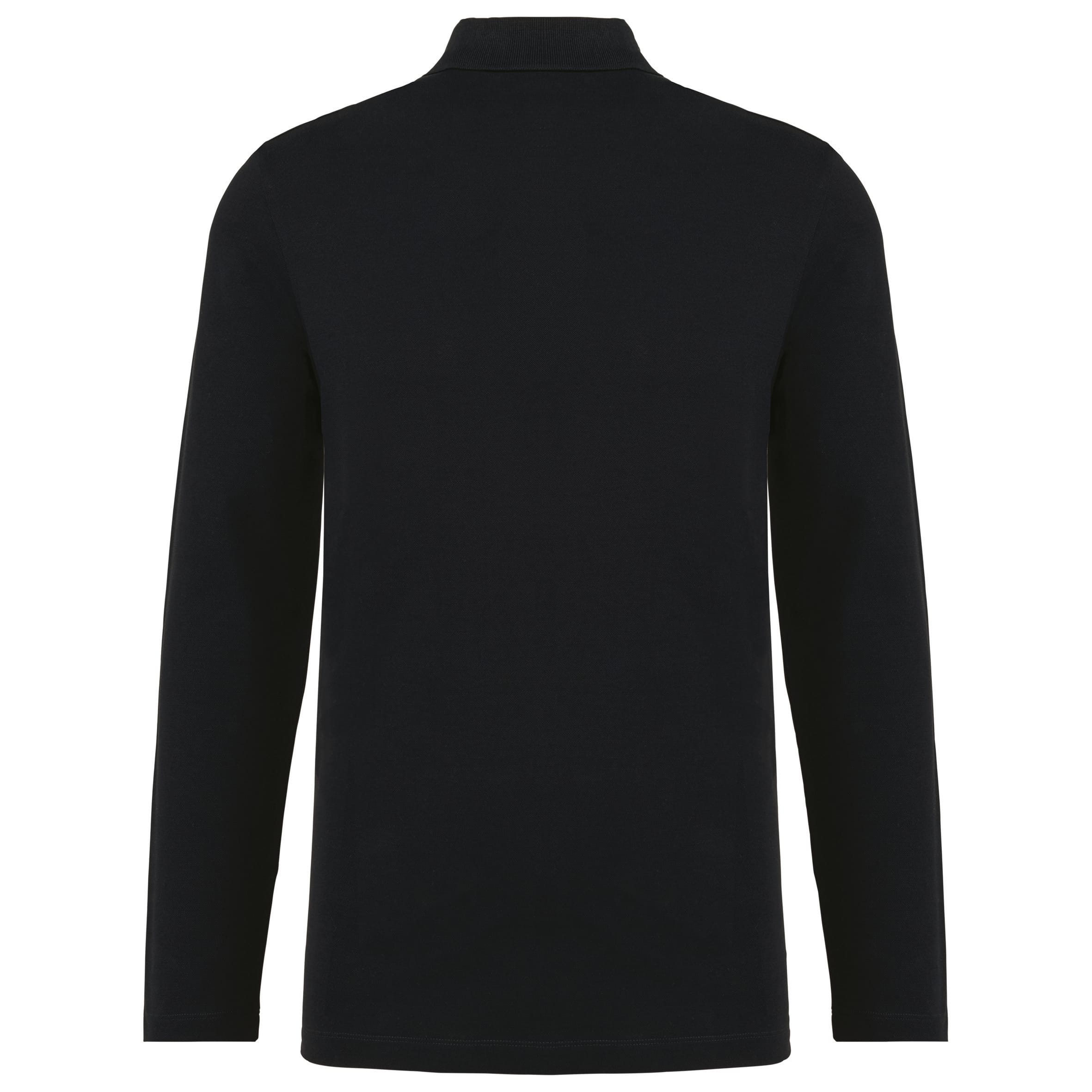 Supima® herenpolo lange mouwen