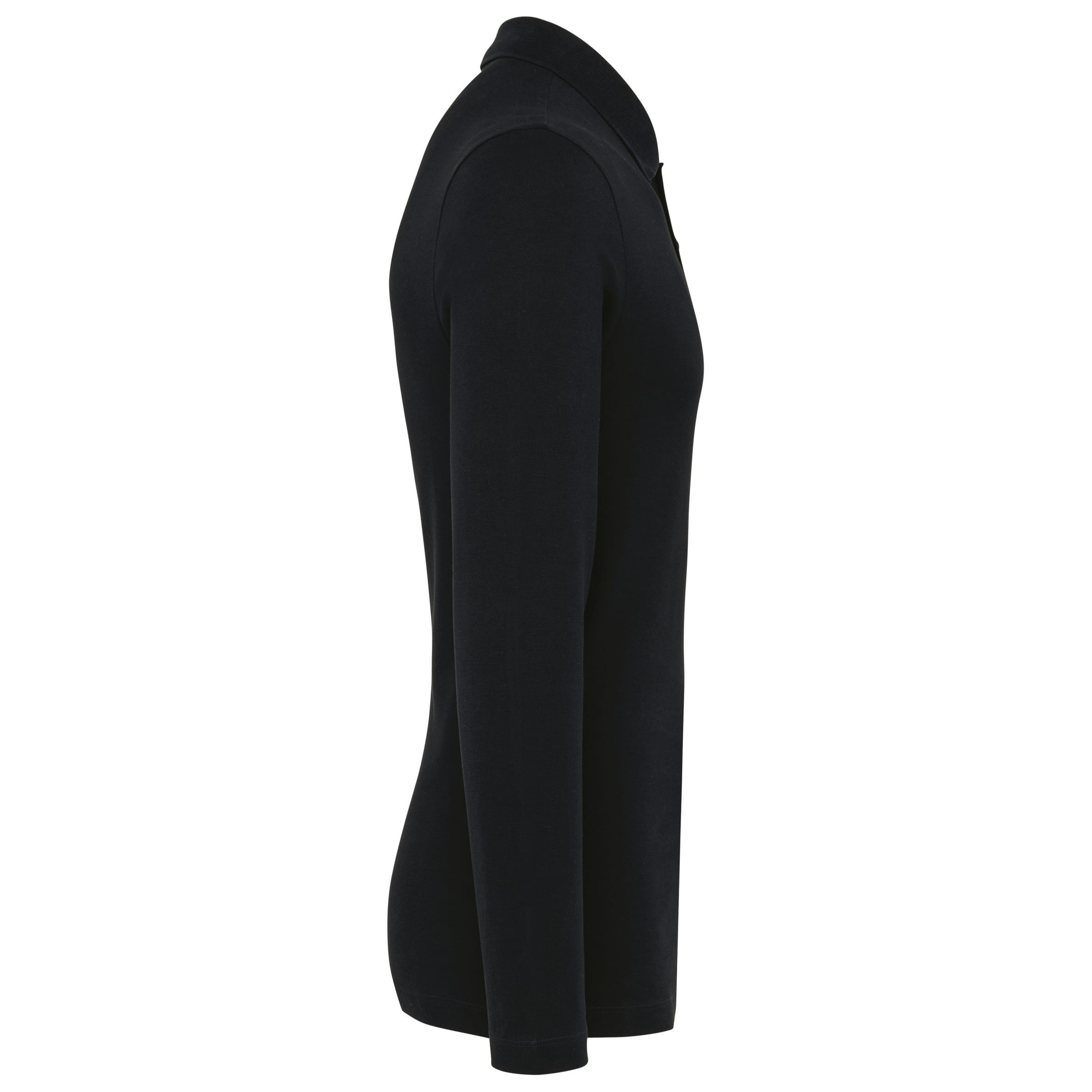 Supima® herenpolo lange mouwen