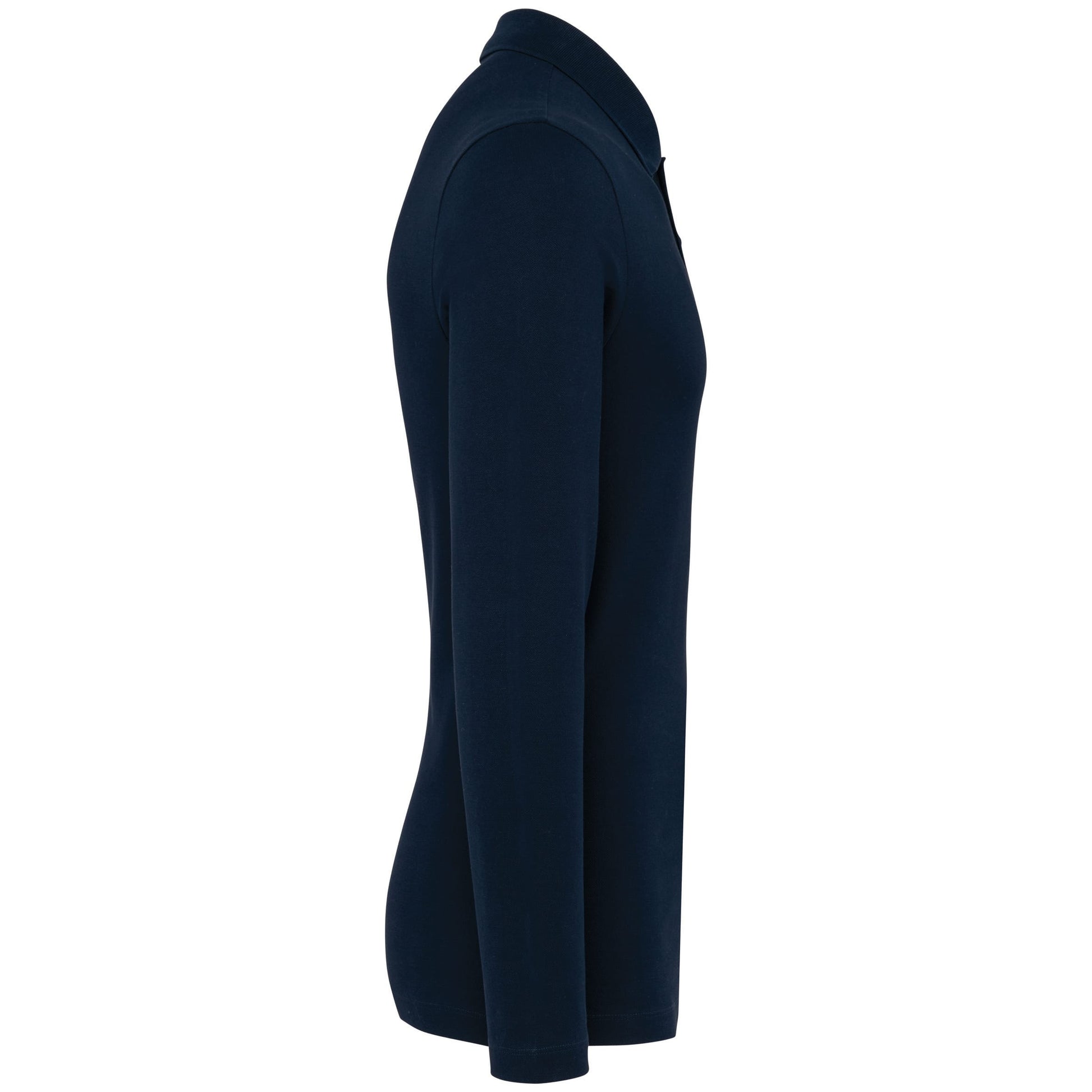 Supima® herenpolo lange mouwen