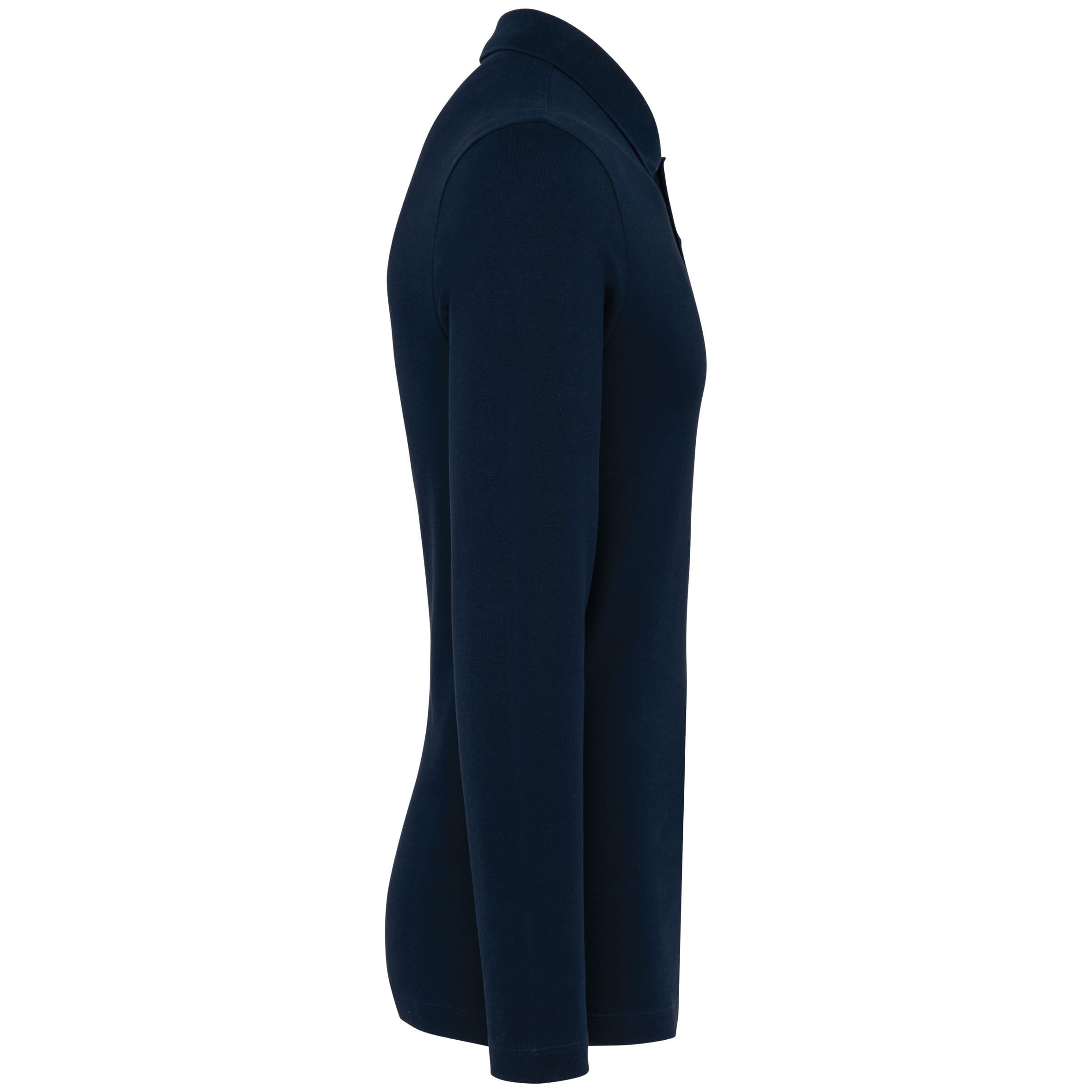 Supima® herenpolo lange mouwen