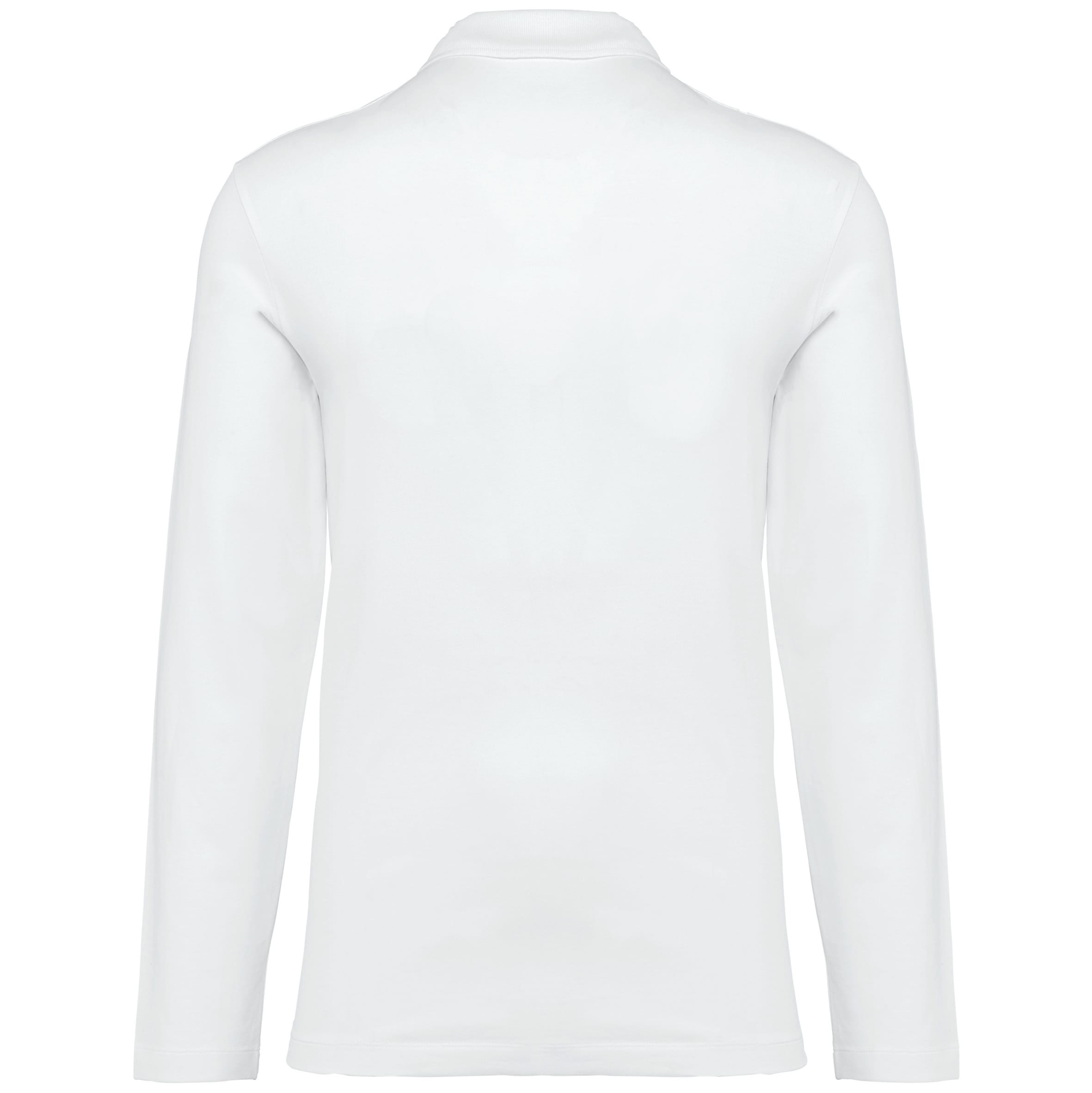 Supima® herenpolo lange mouwen
