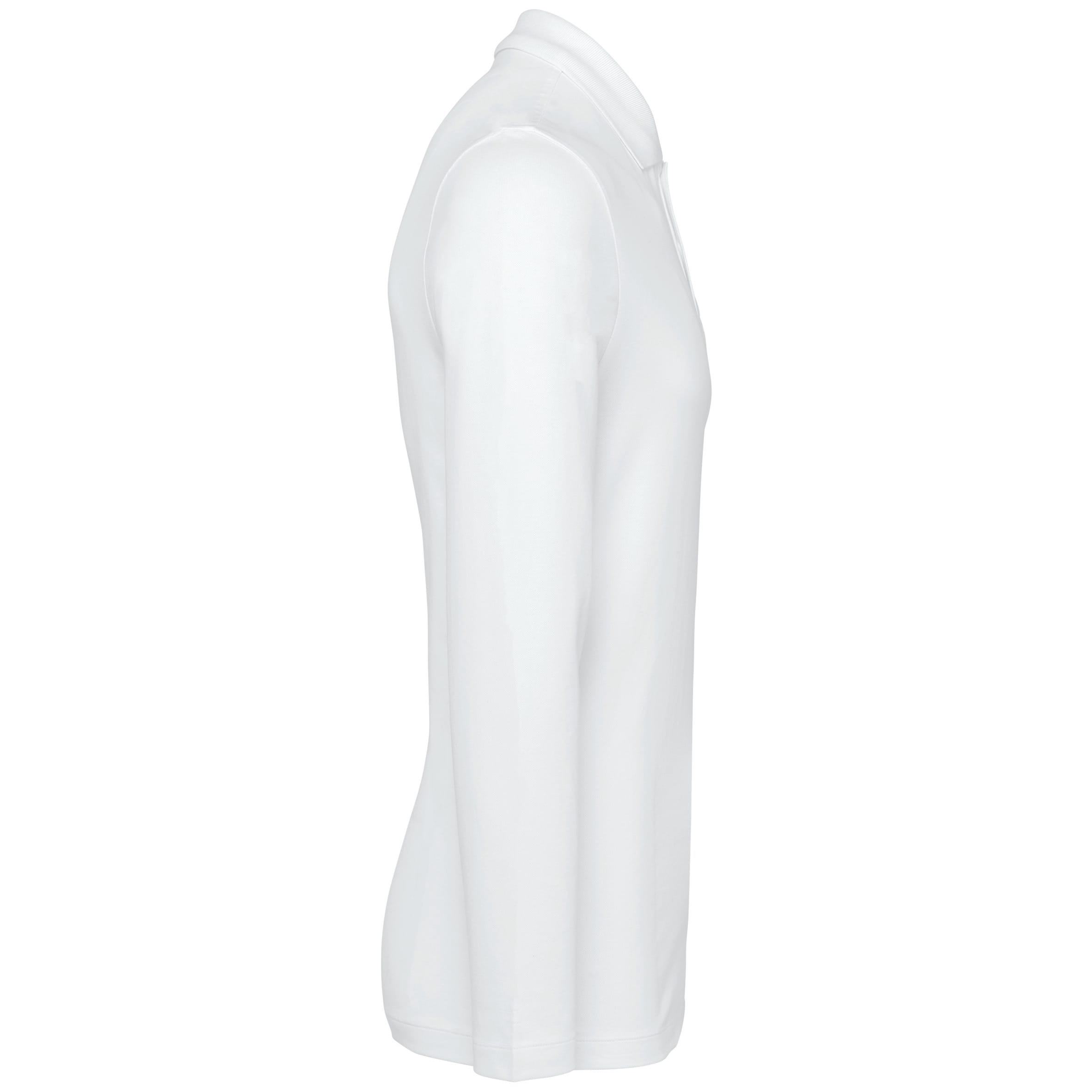 Supima® herenpolo lange mouwen