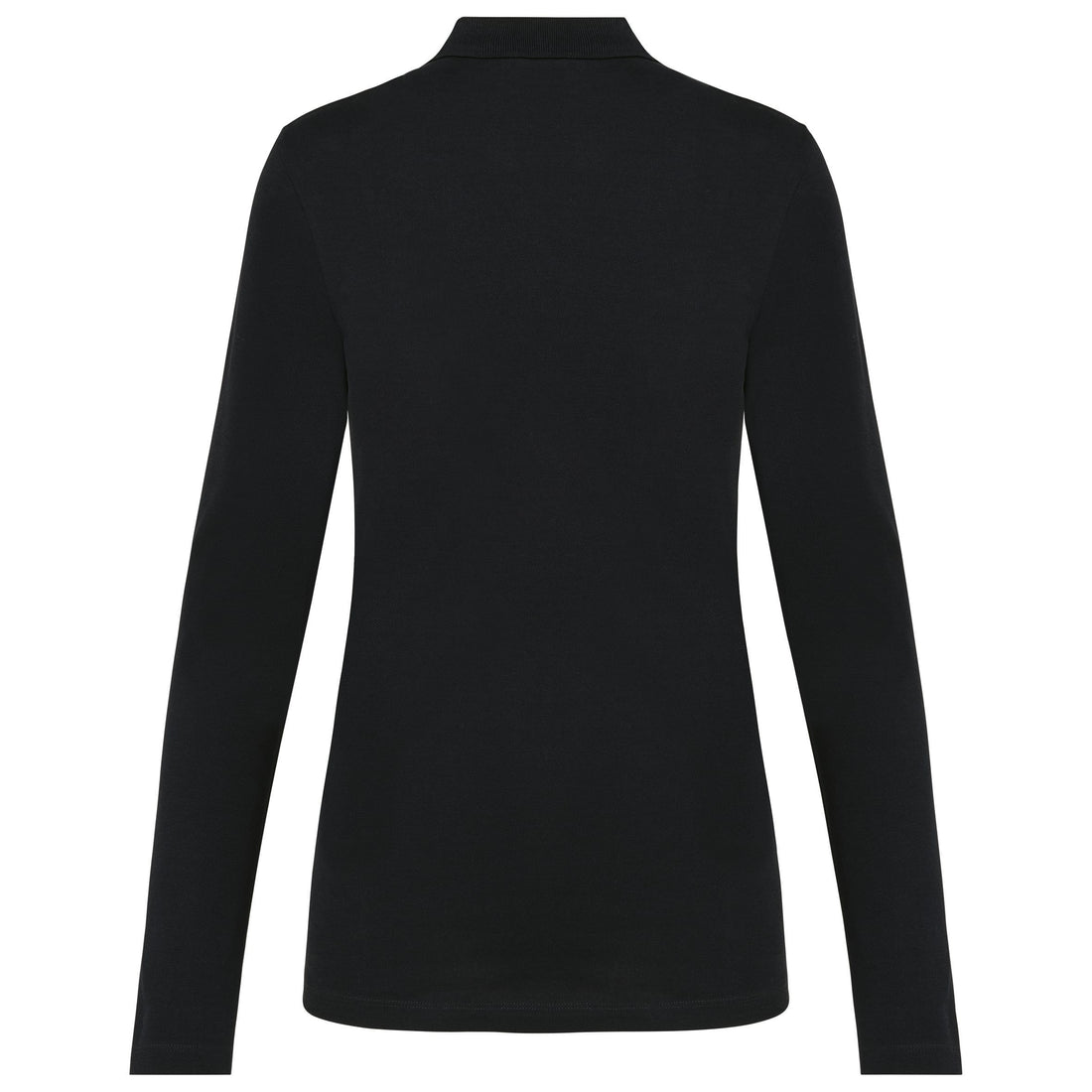 Supima® damespolo lange mouwen