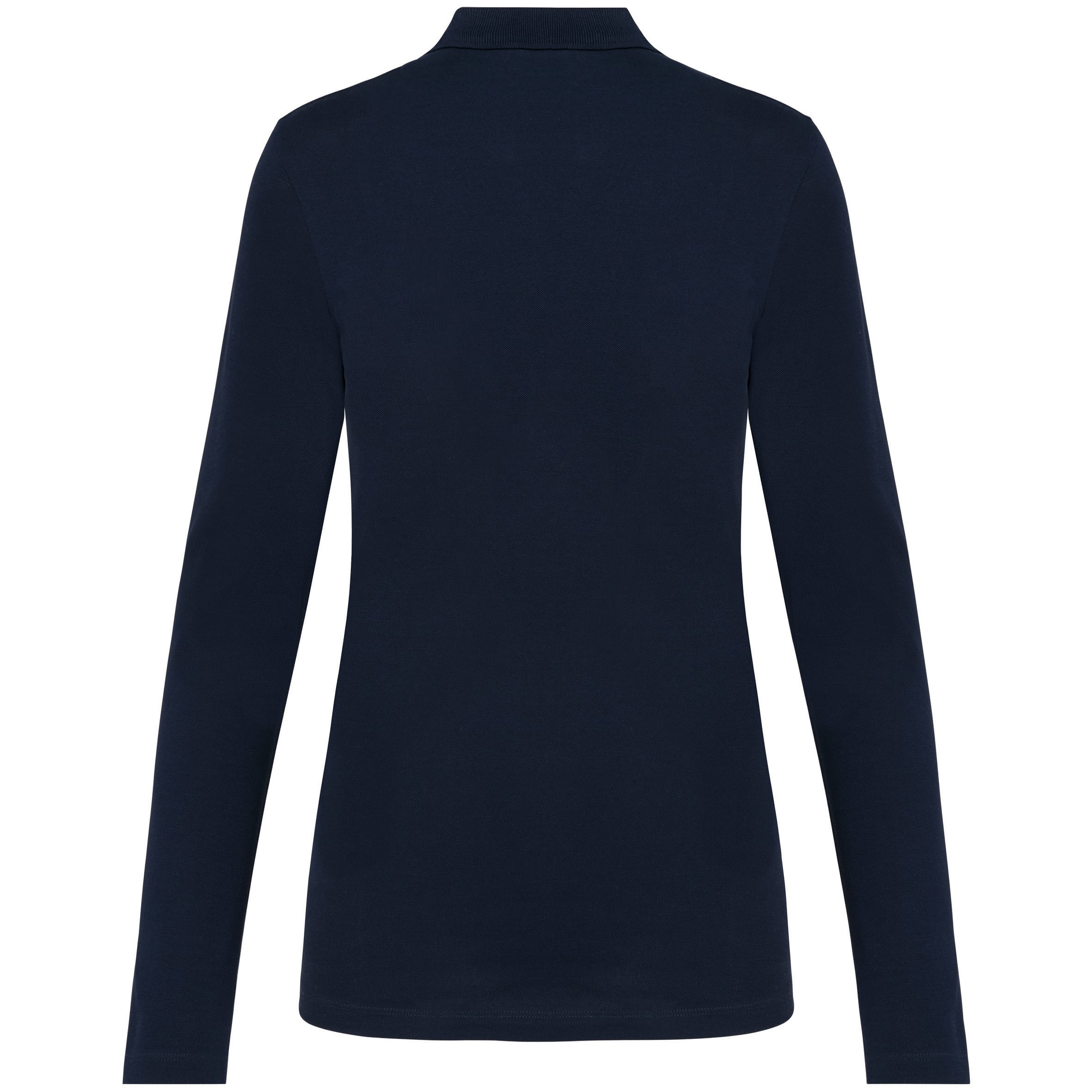 Supima® damespolo lange mouwen