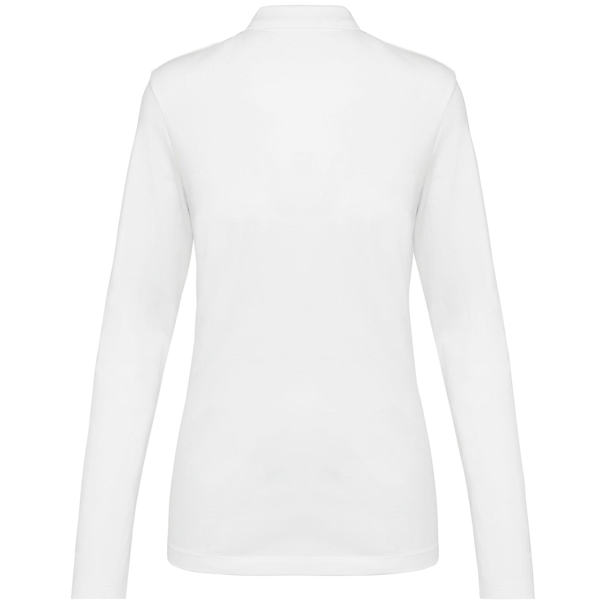 Supima® damespolo lange mouwen