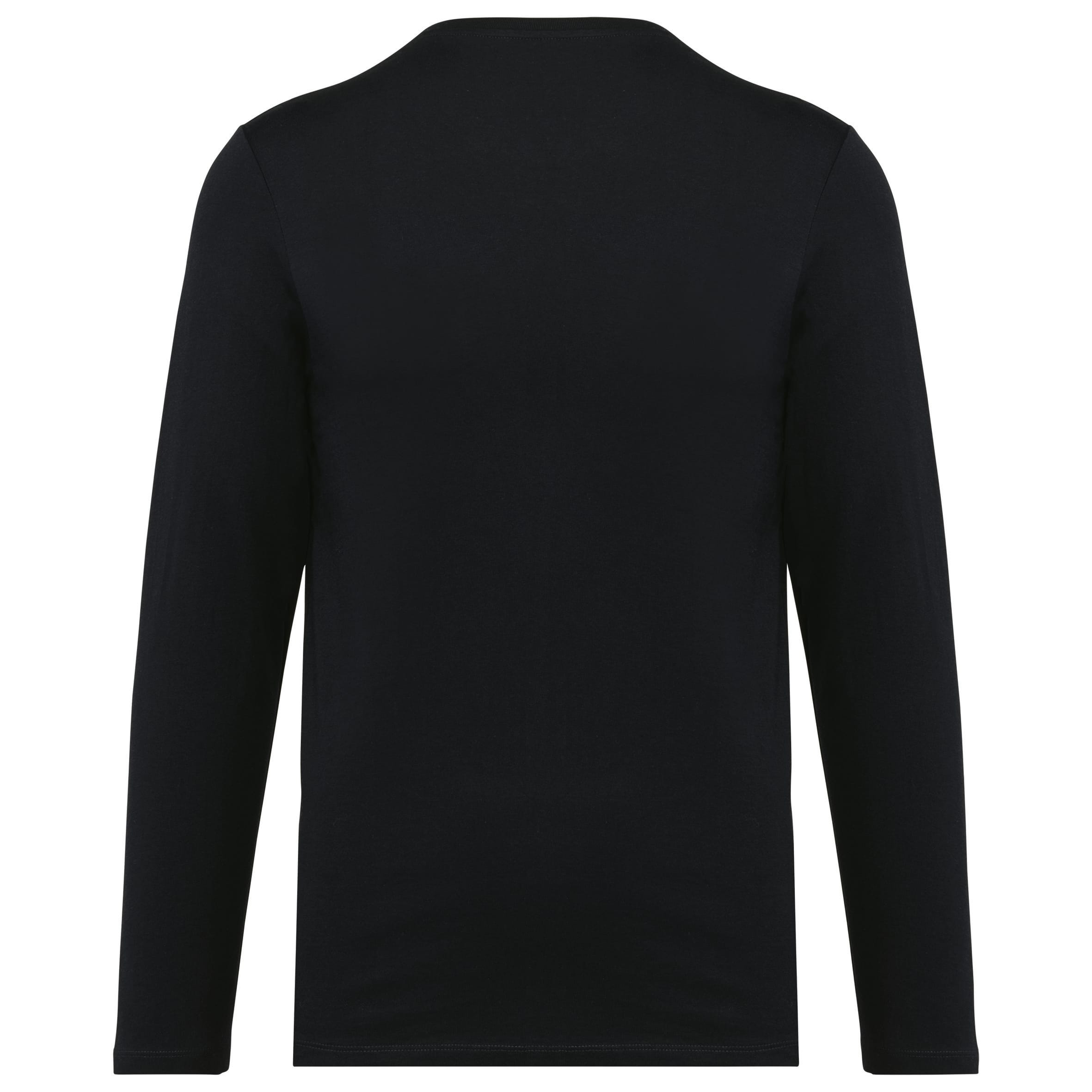 Supima® heren-T-shirt ronde hals lange mouwen