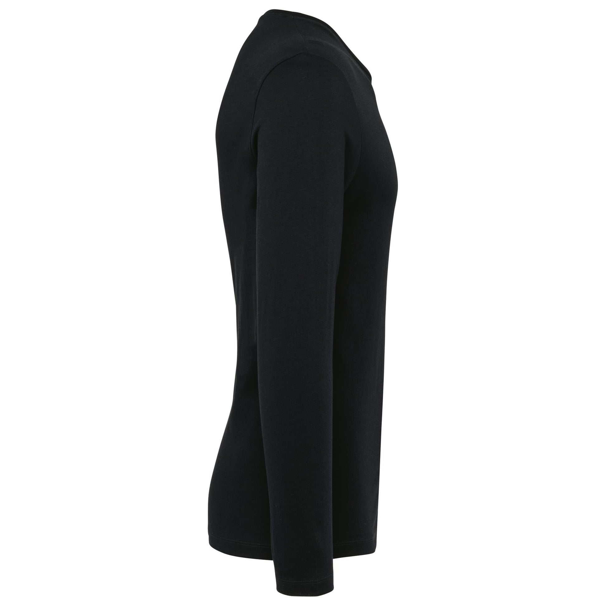 Supima® heren-T-shirt ronde hals lange mouwen
