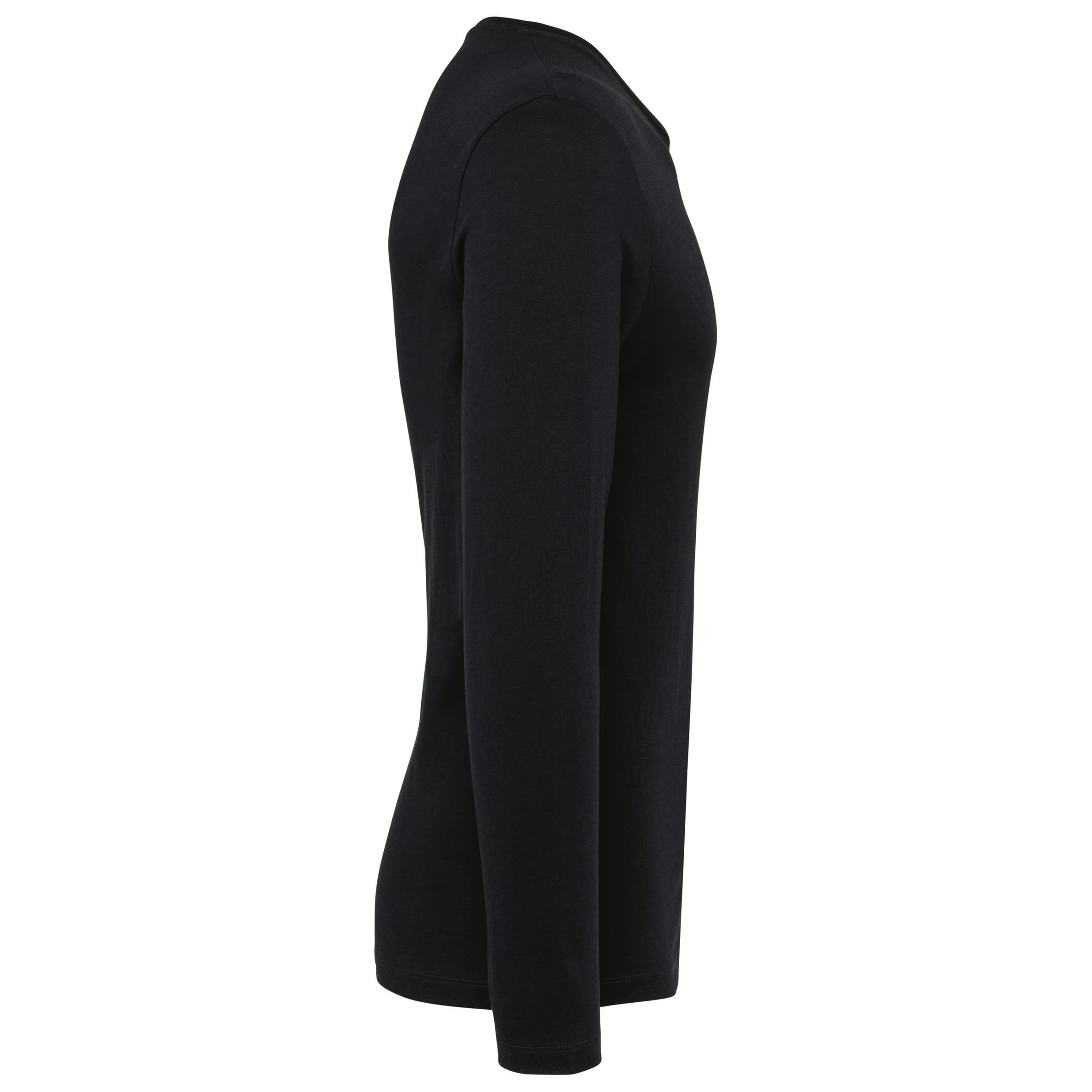 Supima® heren-T-shirt ronde hals lange mouwen
