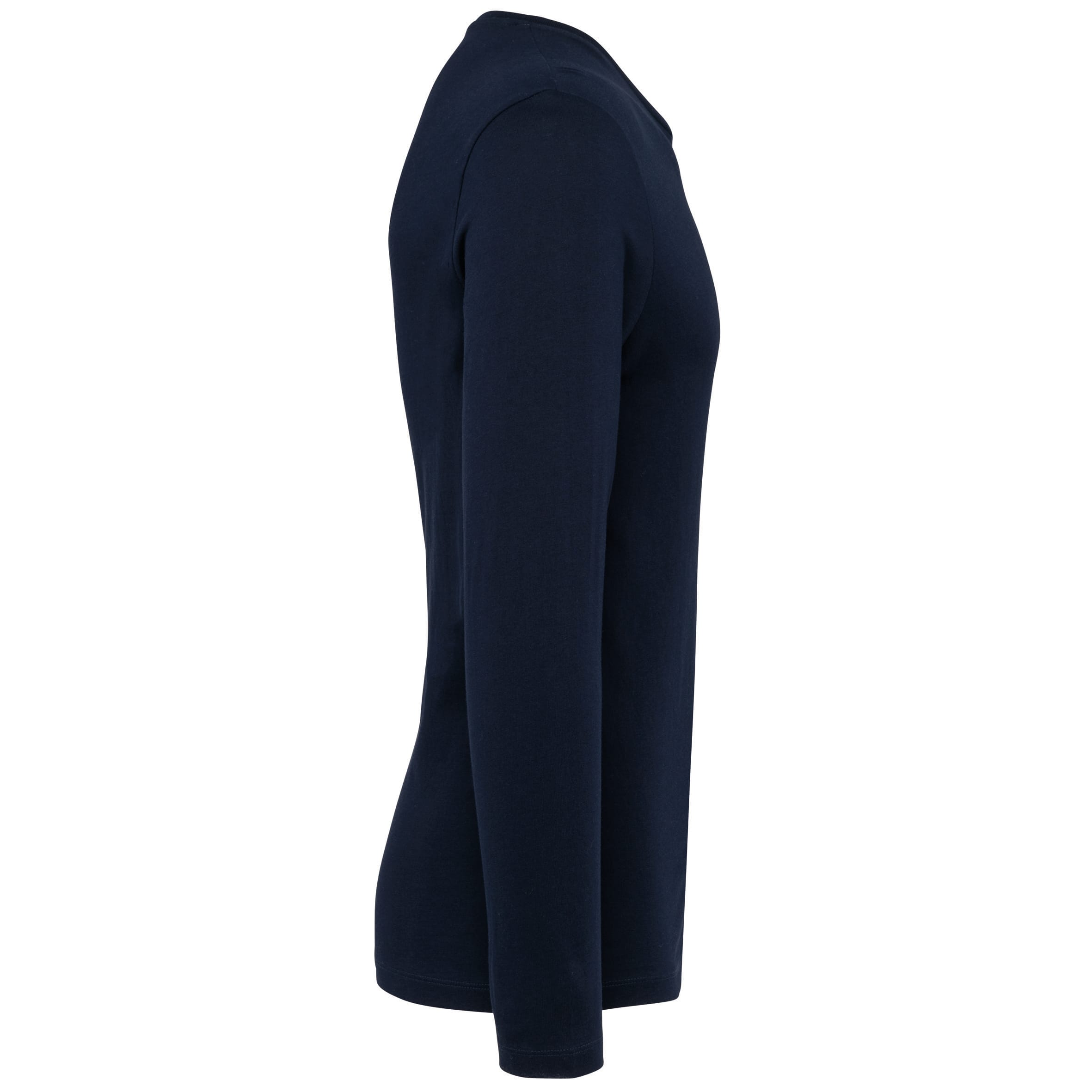 Supima® heren-T-shirt ronde hals lange mouwen