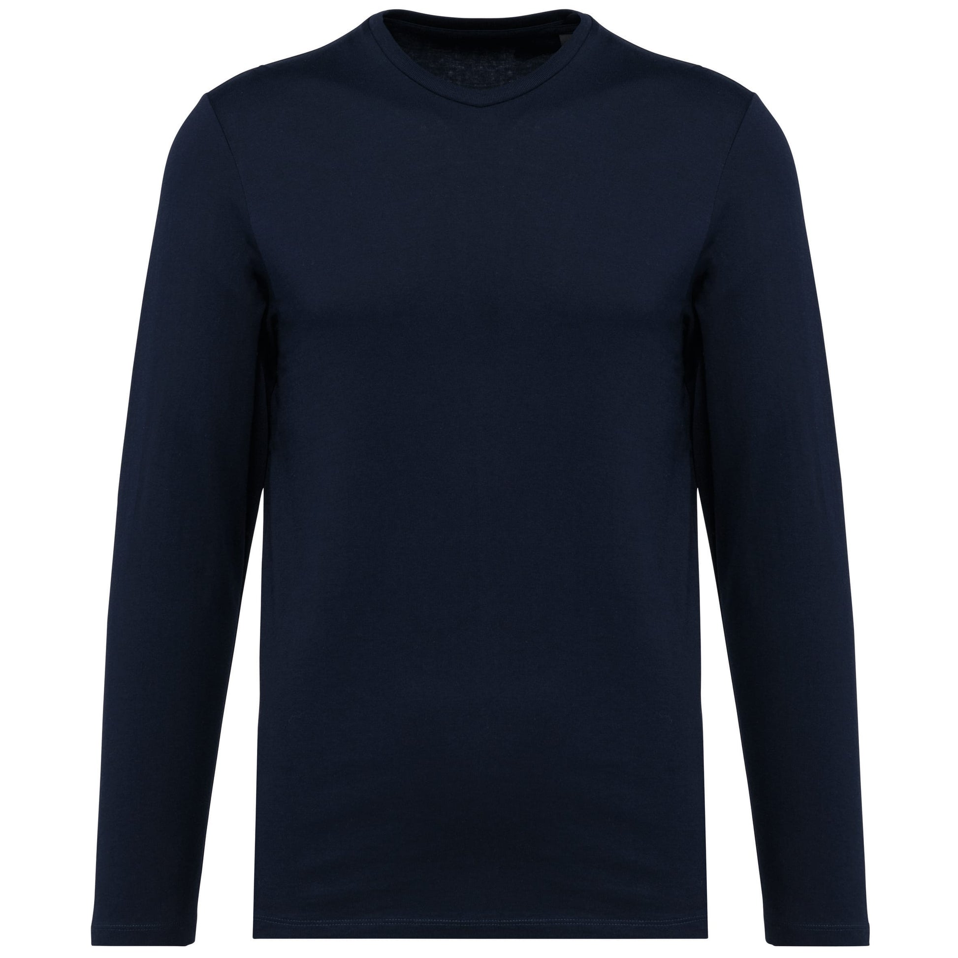 Supima® heren-T-shirt ronde hals lange mouwen