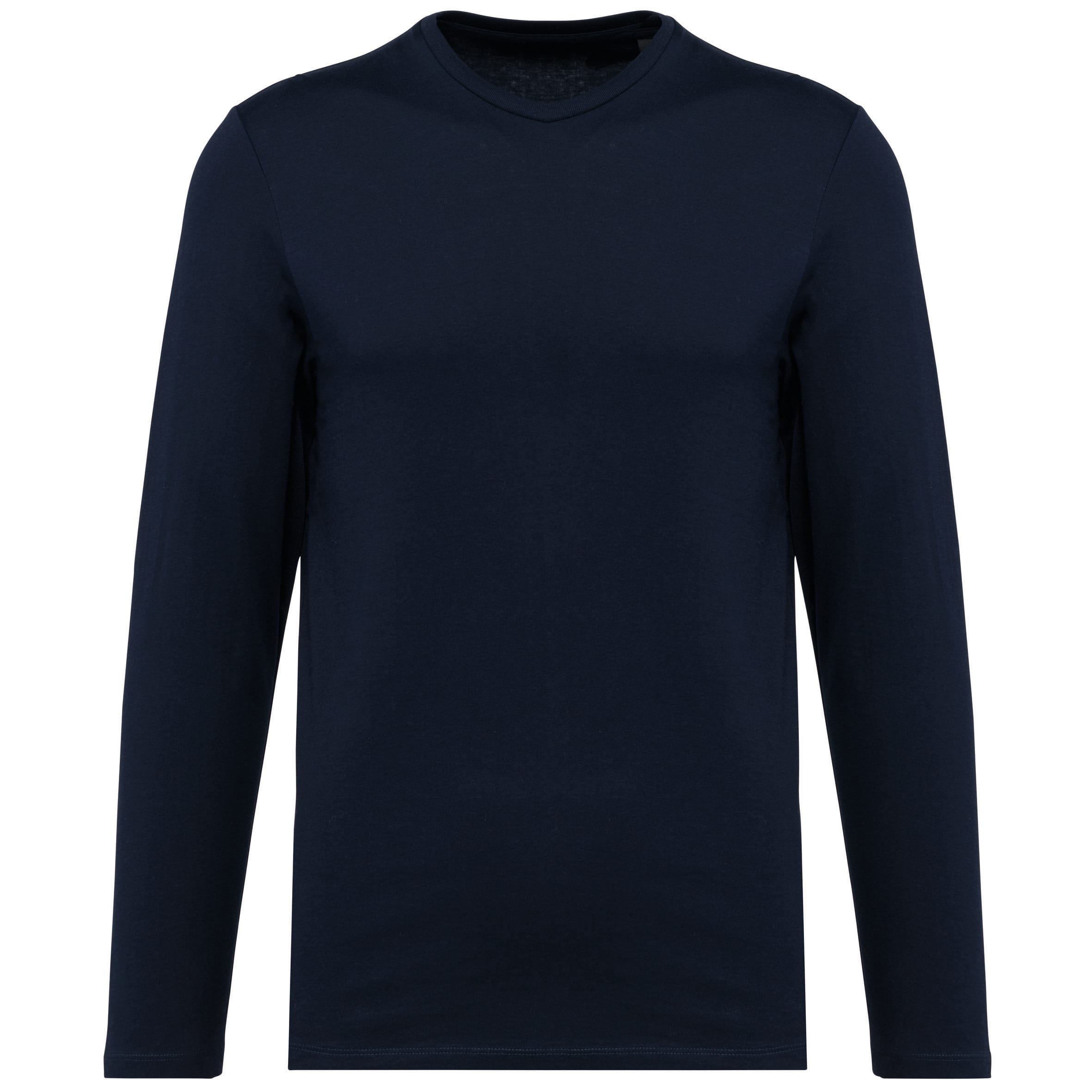 Supima® heren-T-shirt ronde hals lange mouwen