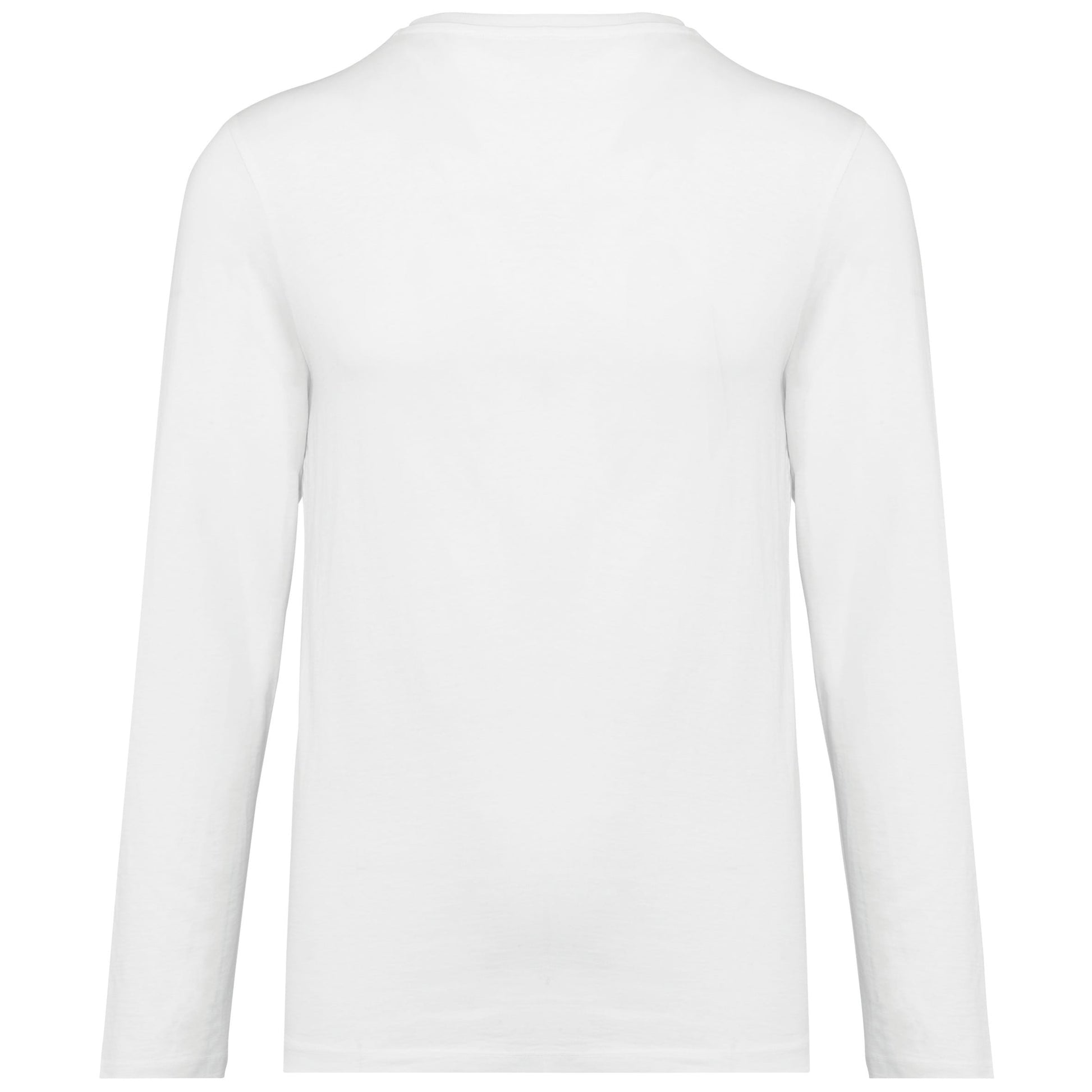 Supima® heren-T-shirt ronde hals lange mouwen