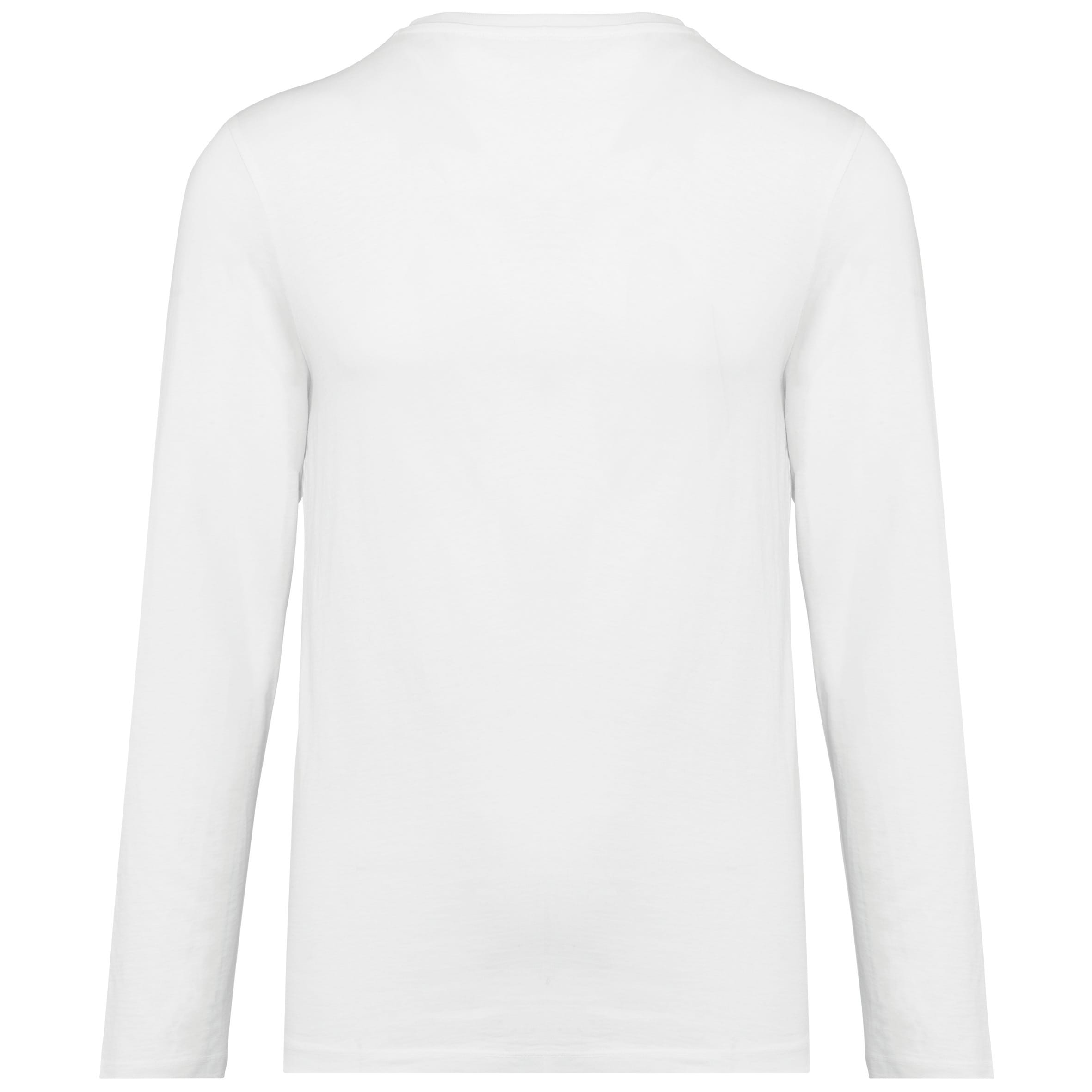Supima® heren-T-shirt ronde hals lange mouwen