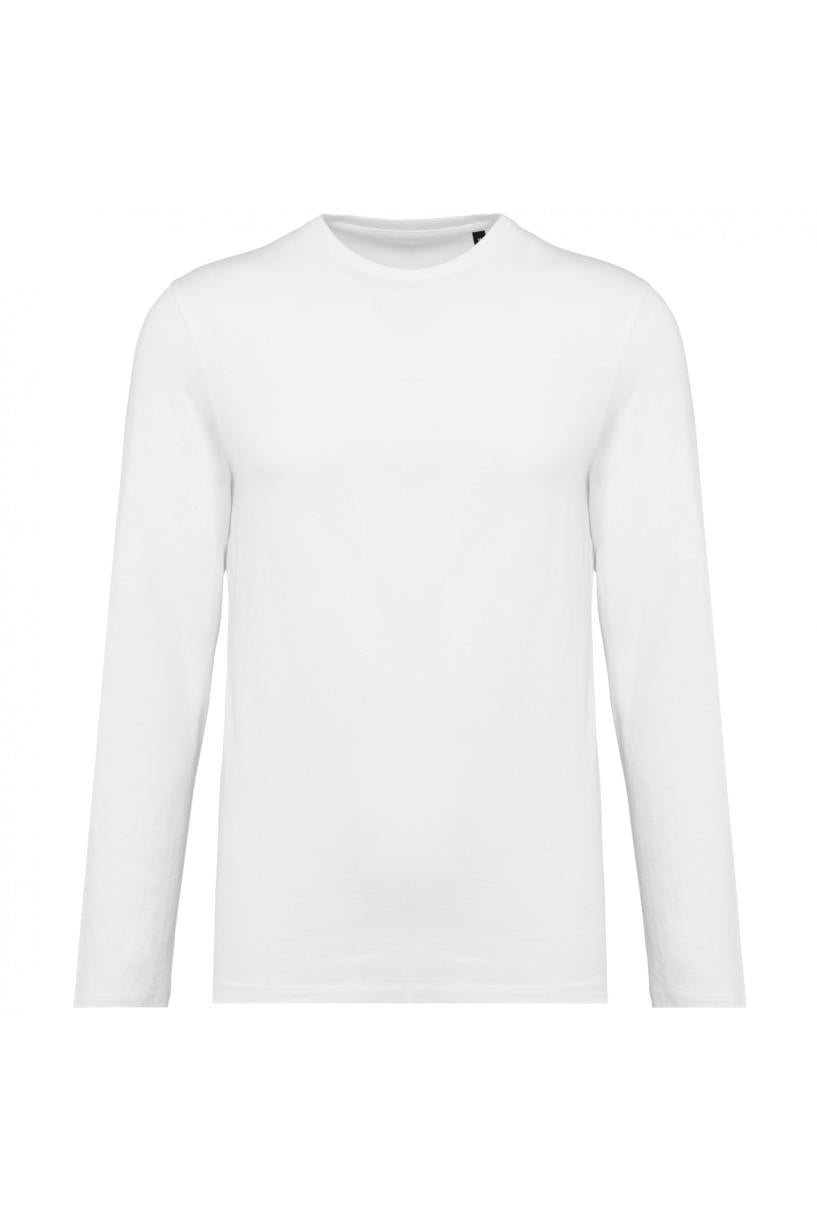 Supima® heren-T-shirt ronde hals lange mouwen