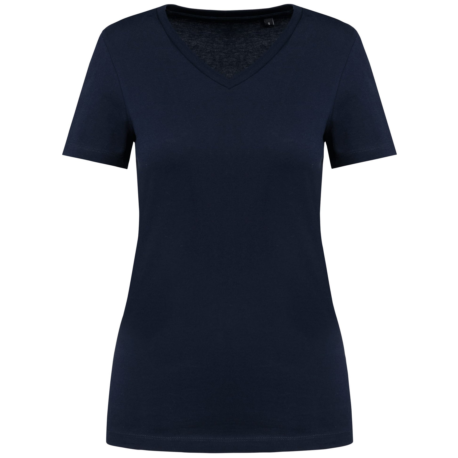 Supima® dames-T-shirt V-hals korte mouwen