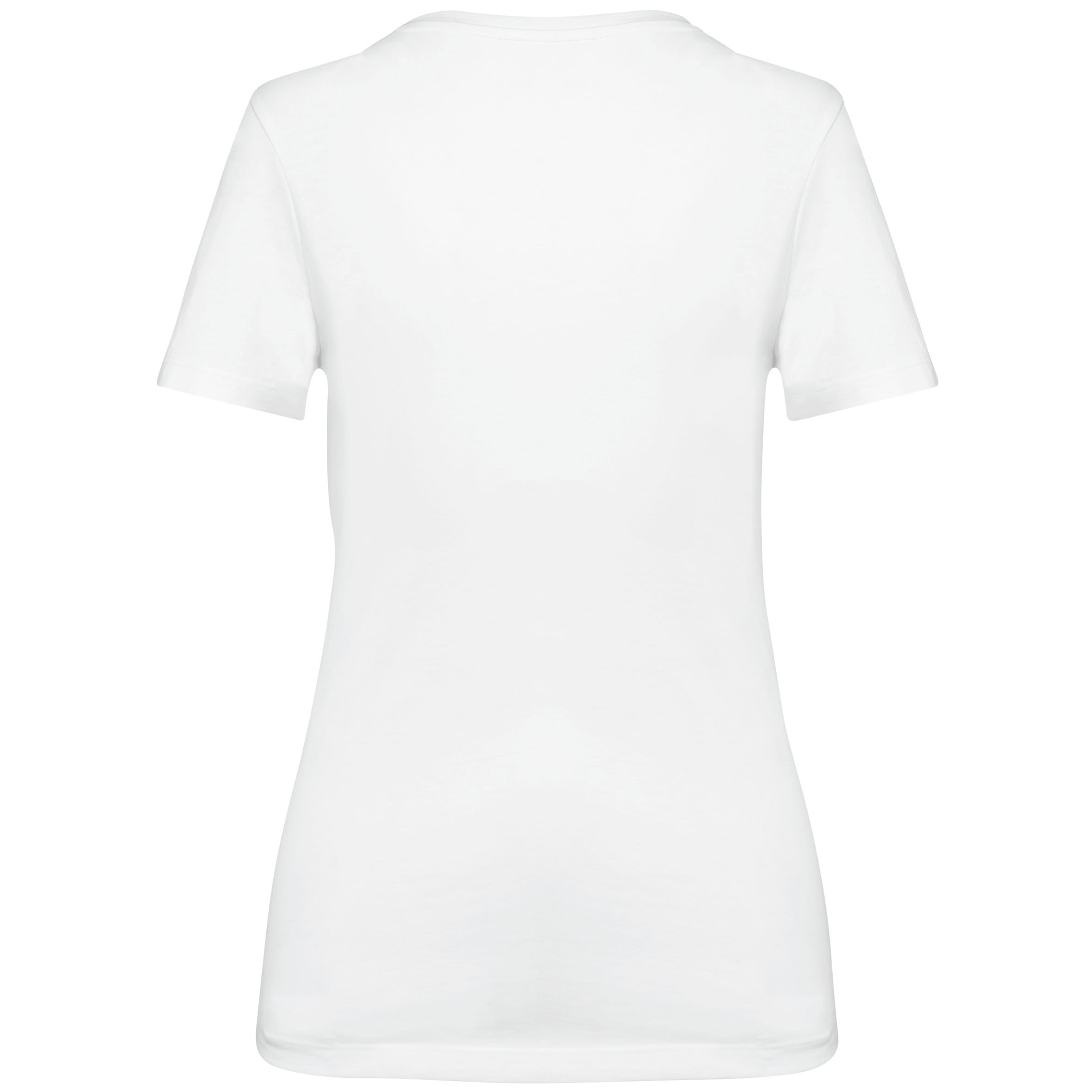 Supima® dames-T-shirt V-hals korte mouwen