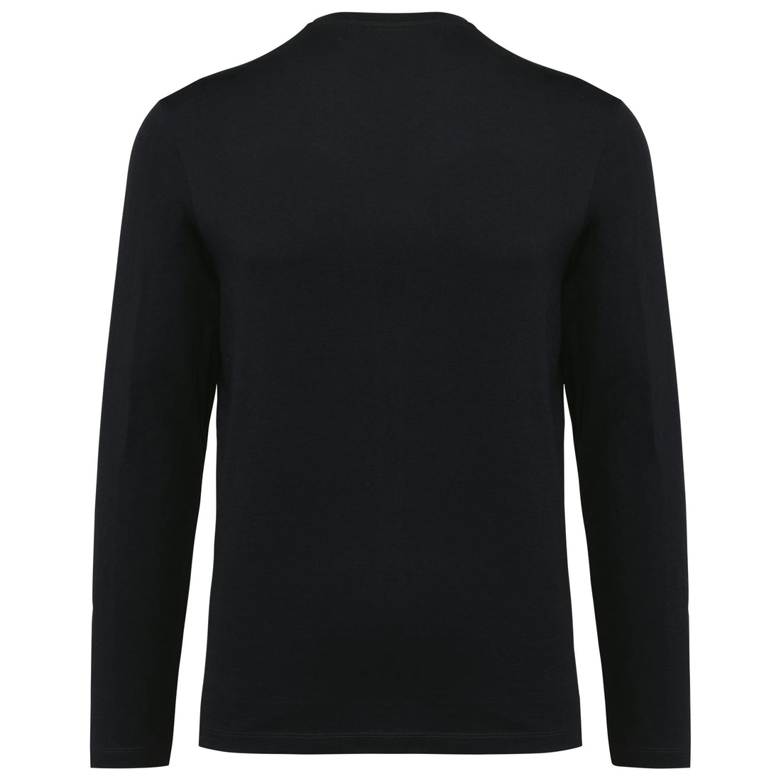 Supima® heren-T-shirt V-hals lange mouwen