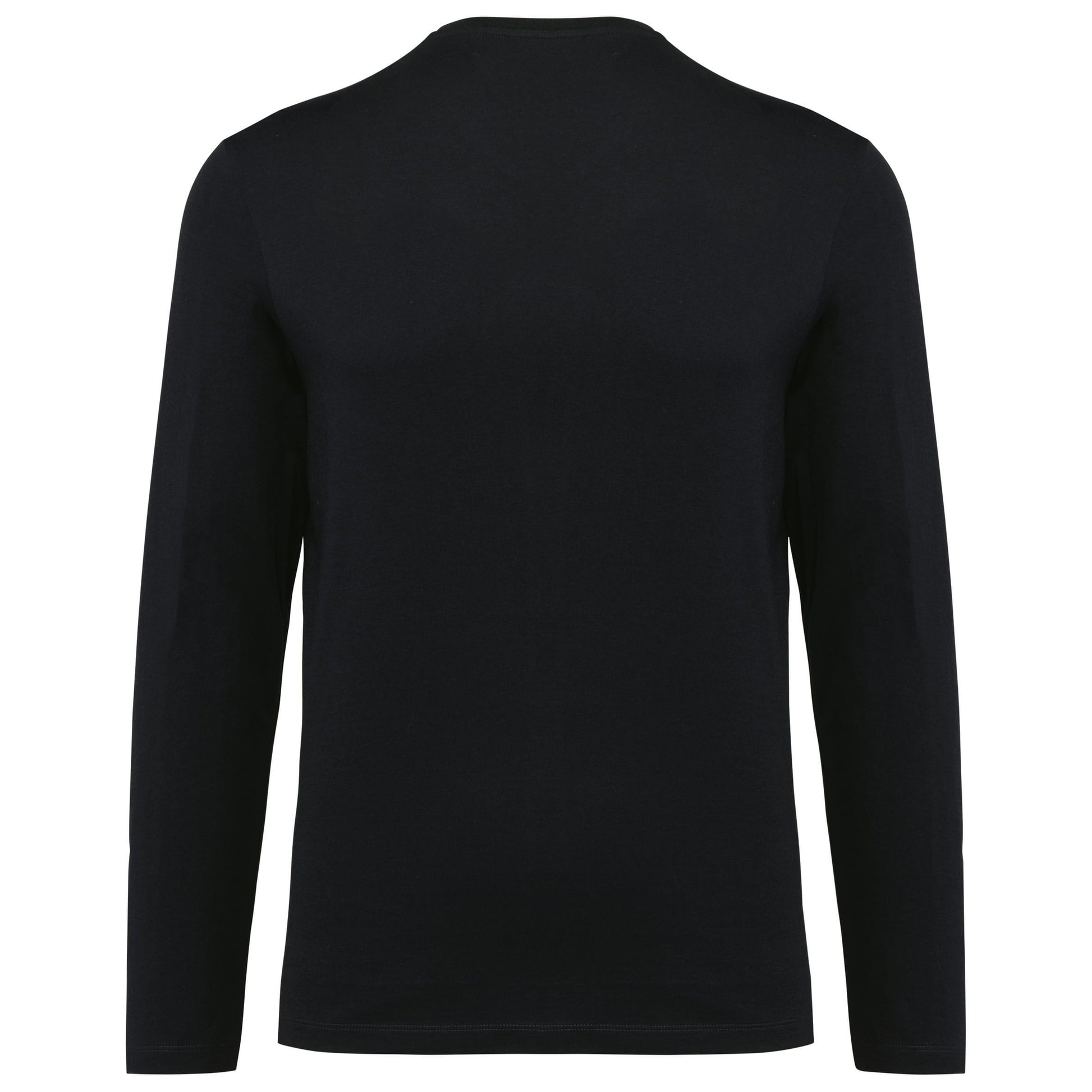 Supima® heren-T-shirt V-hals lange mouwen