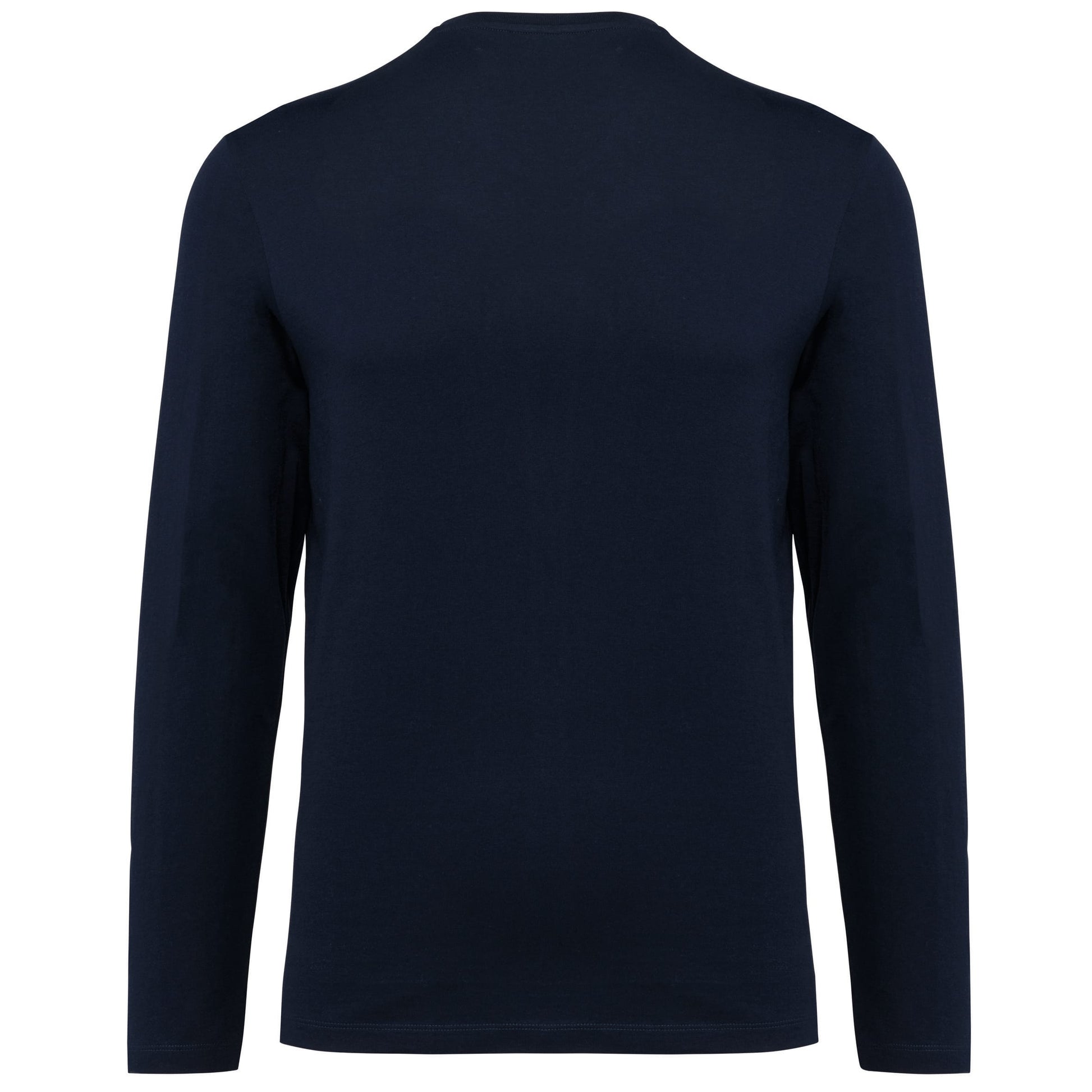 Supima® heren-T-shirt V-hals lange mouwen